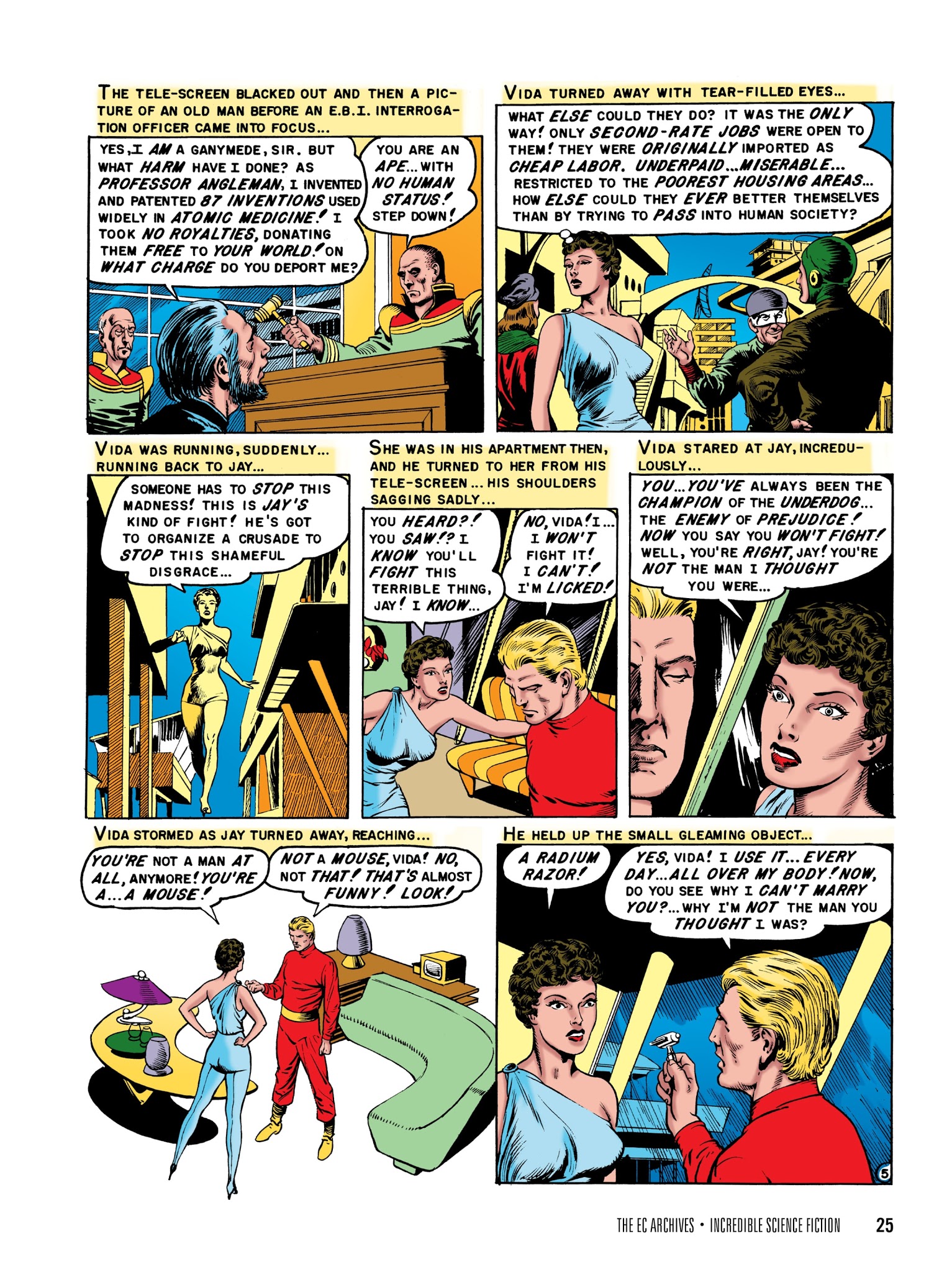 Read online The EC Archives: Incredible Science Fiction comic -  Issue # TPB - 27