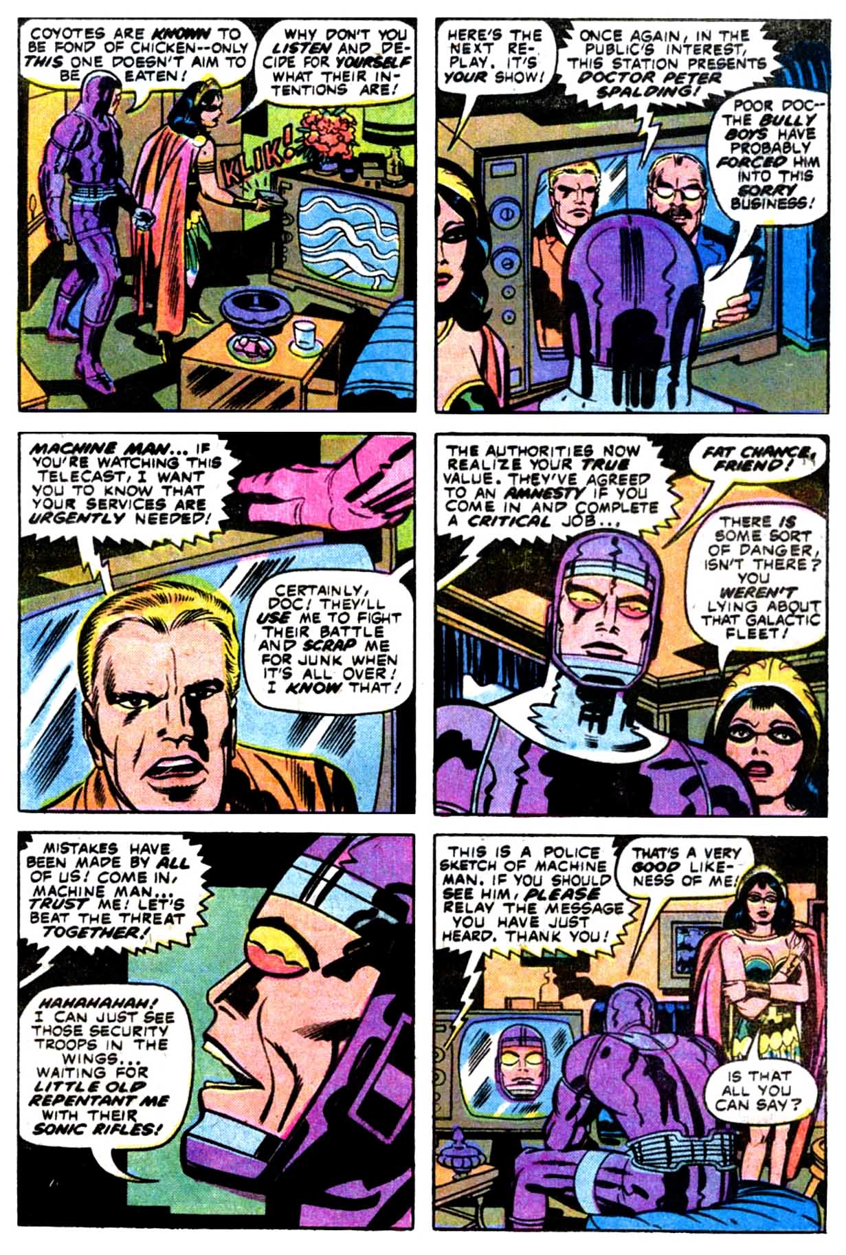 Read online Machine Man (1978) comic -  Issue #5 - 14