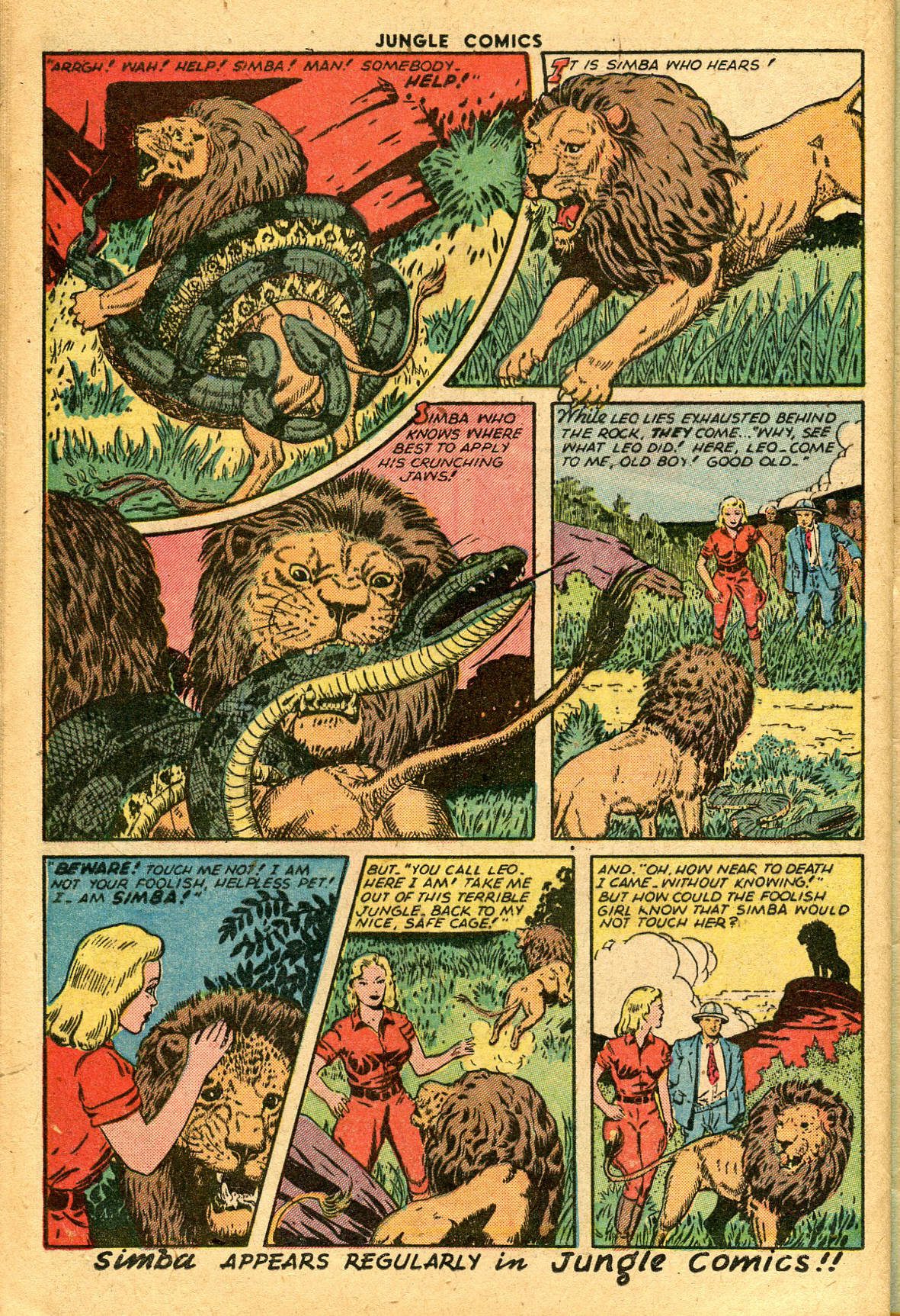 Read online Jungle Comics comic -  Issue #67 - 42