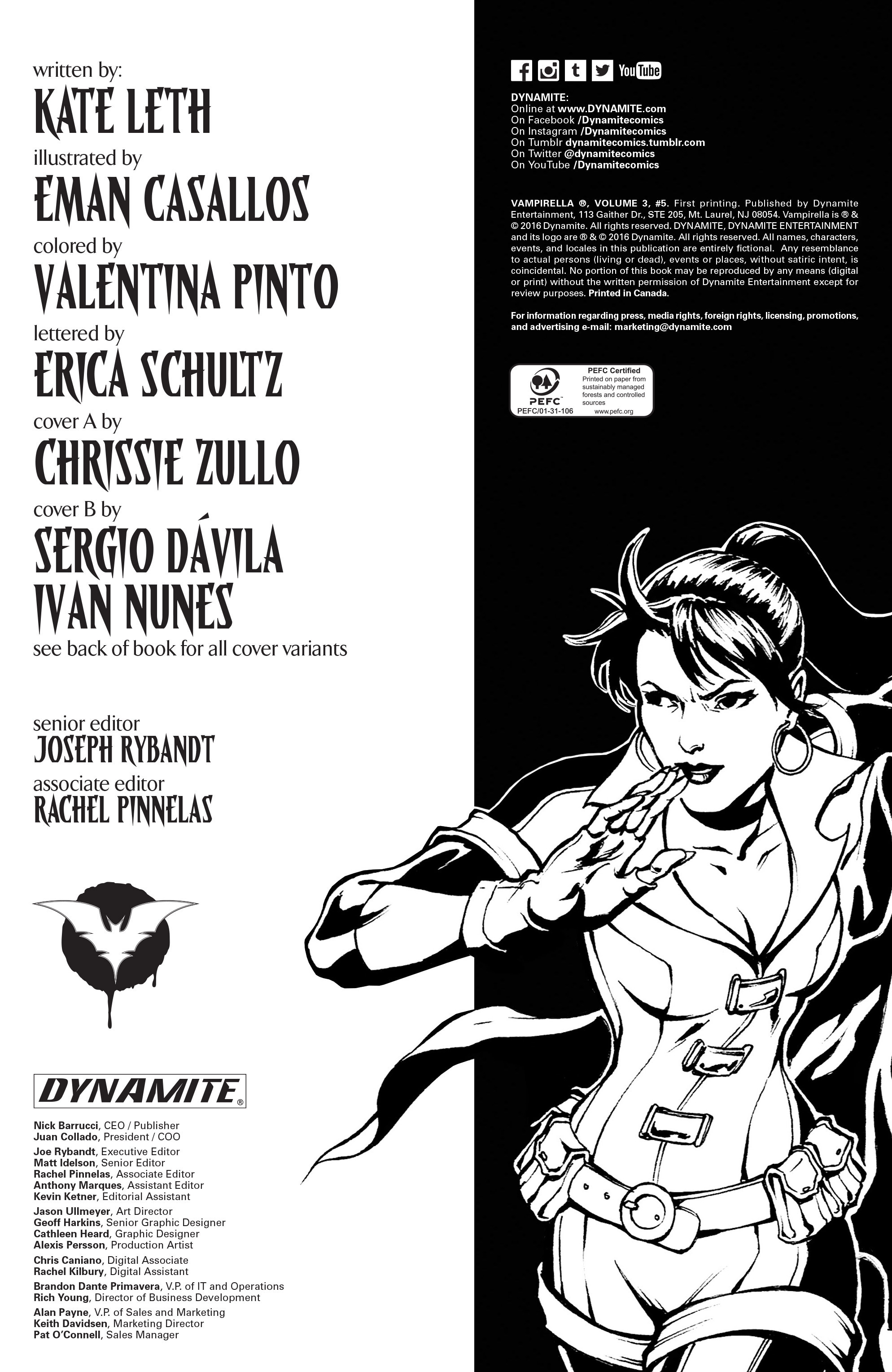 Read online Vampirella (2016) comic -  Issue #5 - 3
