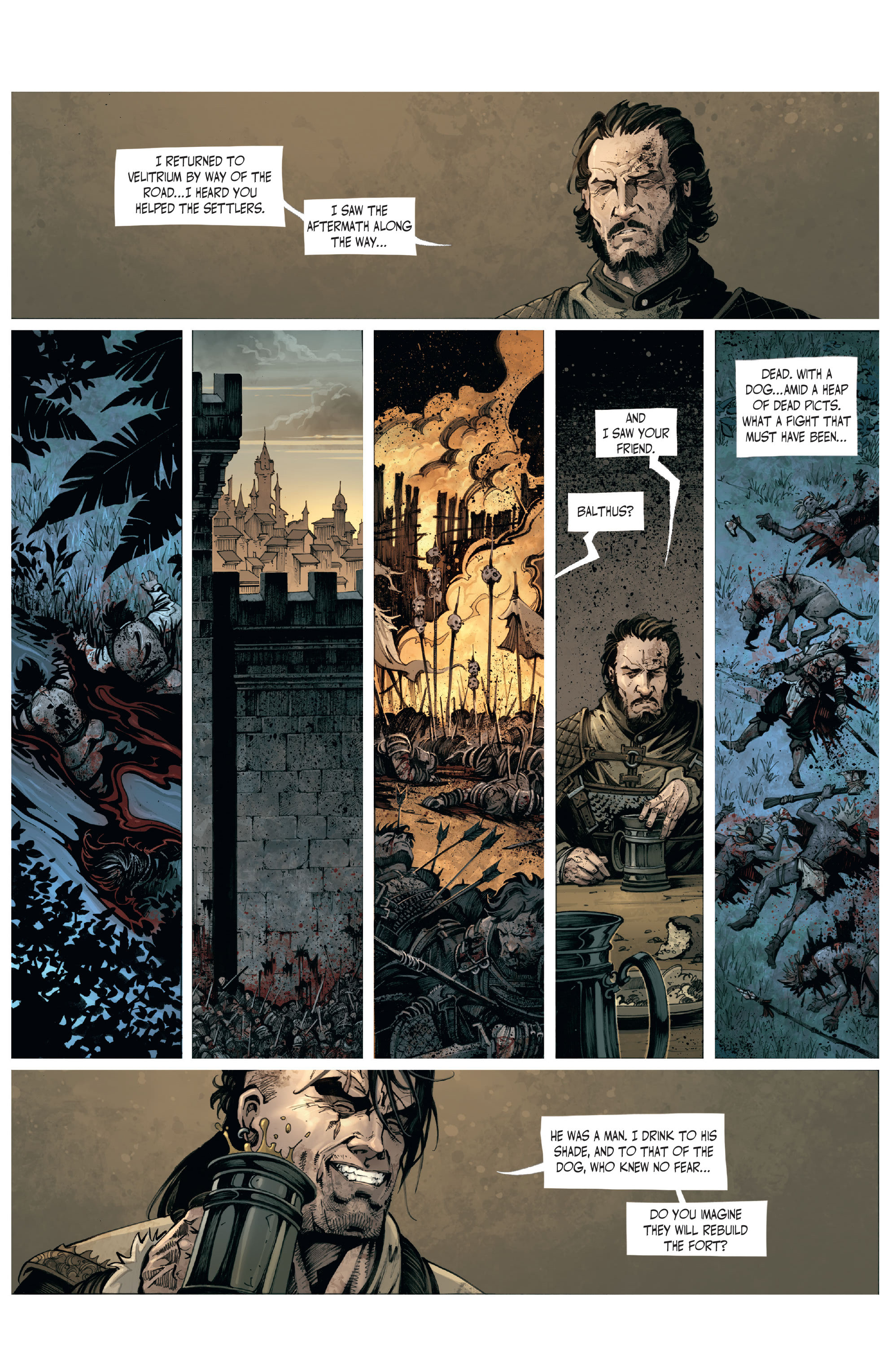 Read online The Cimmerian: Beyond The Black River comic -  Issue #2 - 25