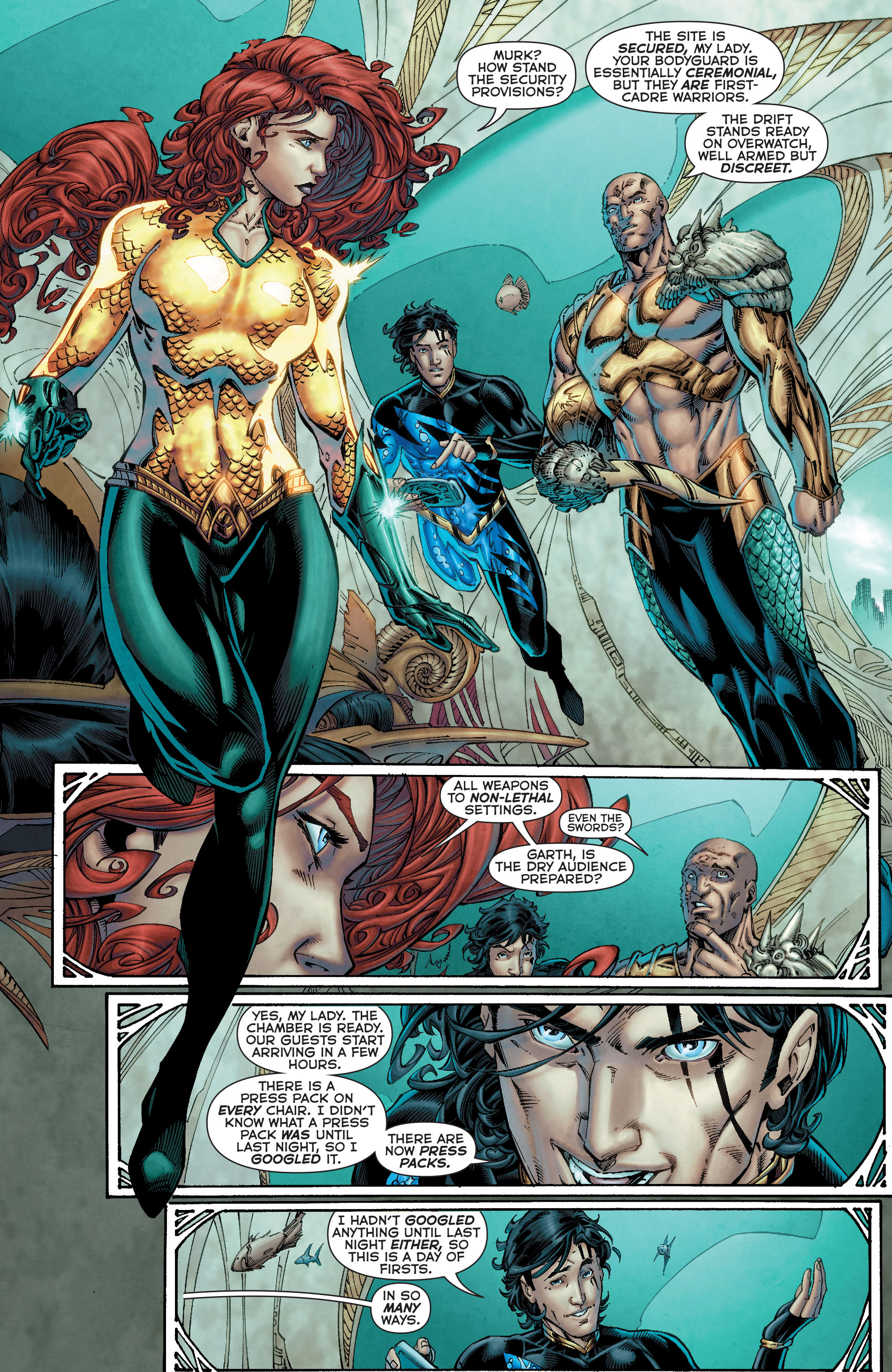 Read online Aquaman (2011) comic -  Issue #50 - 8