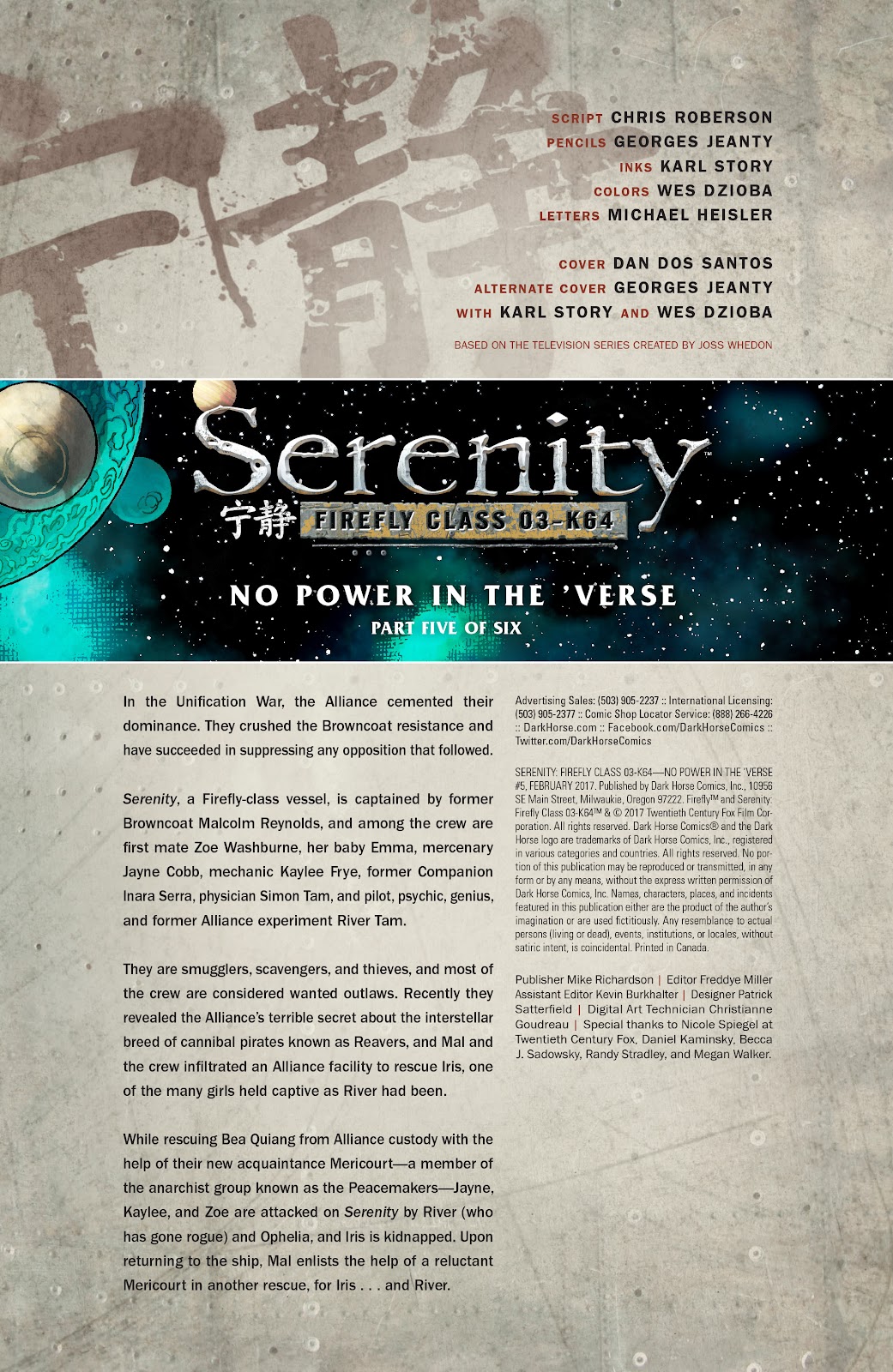 Serenity: Firefly Class 03-K64 – No Power in the 'Verse issue 5 - Page 3
