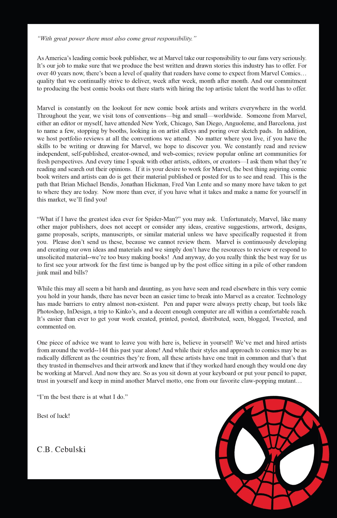 Read online Breaking Into Comics the Marvel Way! comic -  Issue #2 - 54