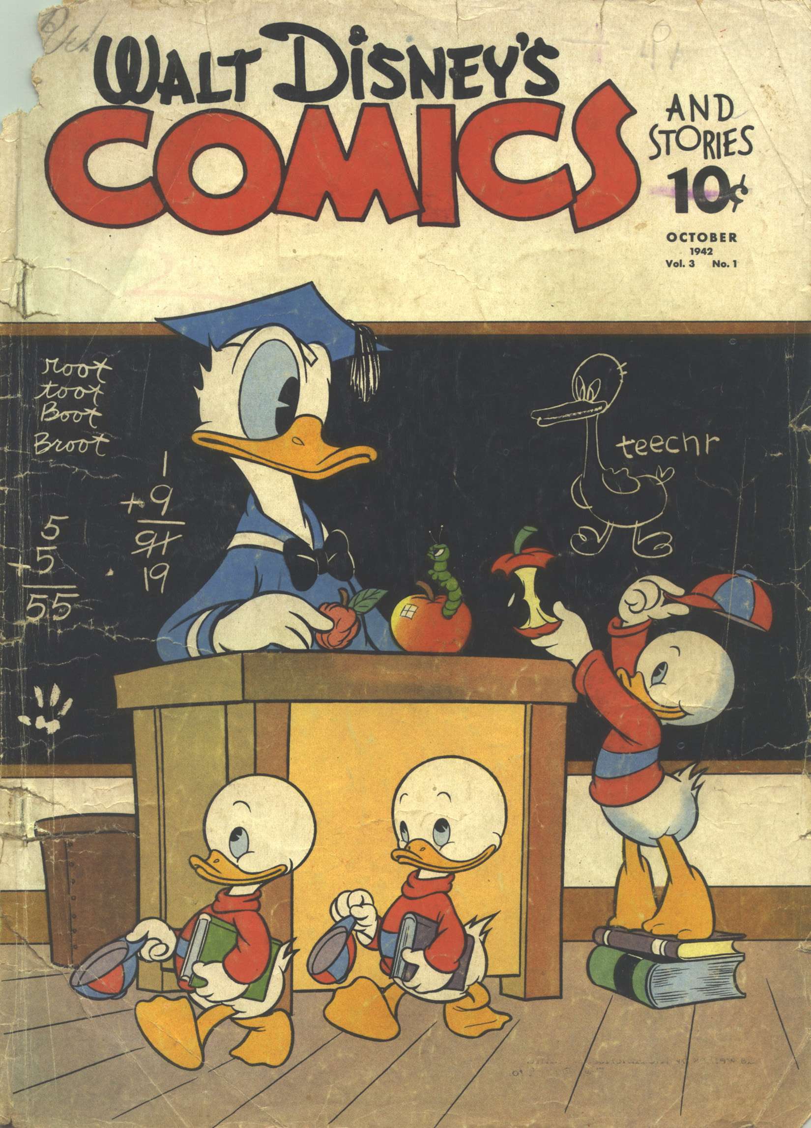 Read online Walt Disney's Comics and Stories comic -  Issue #25 - 1