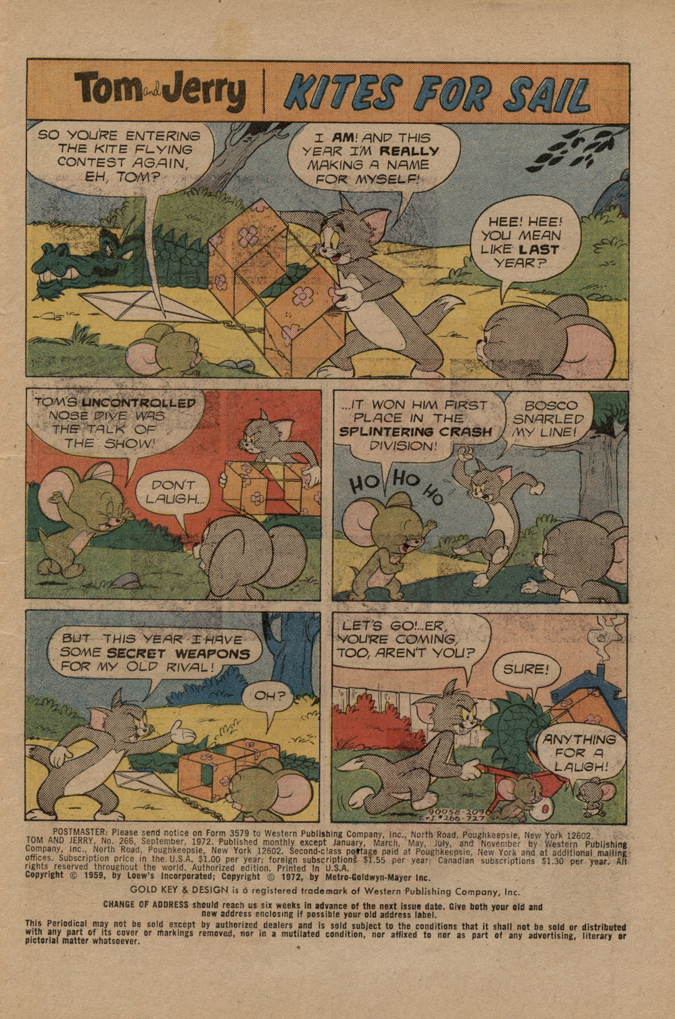 Read online Tom and Jerry comic -  Issue #266 - 3