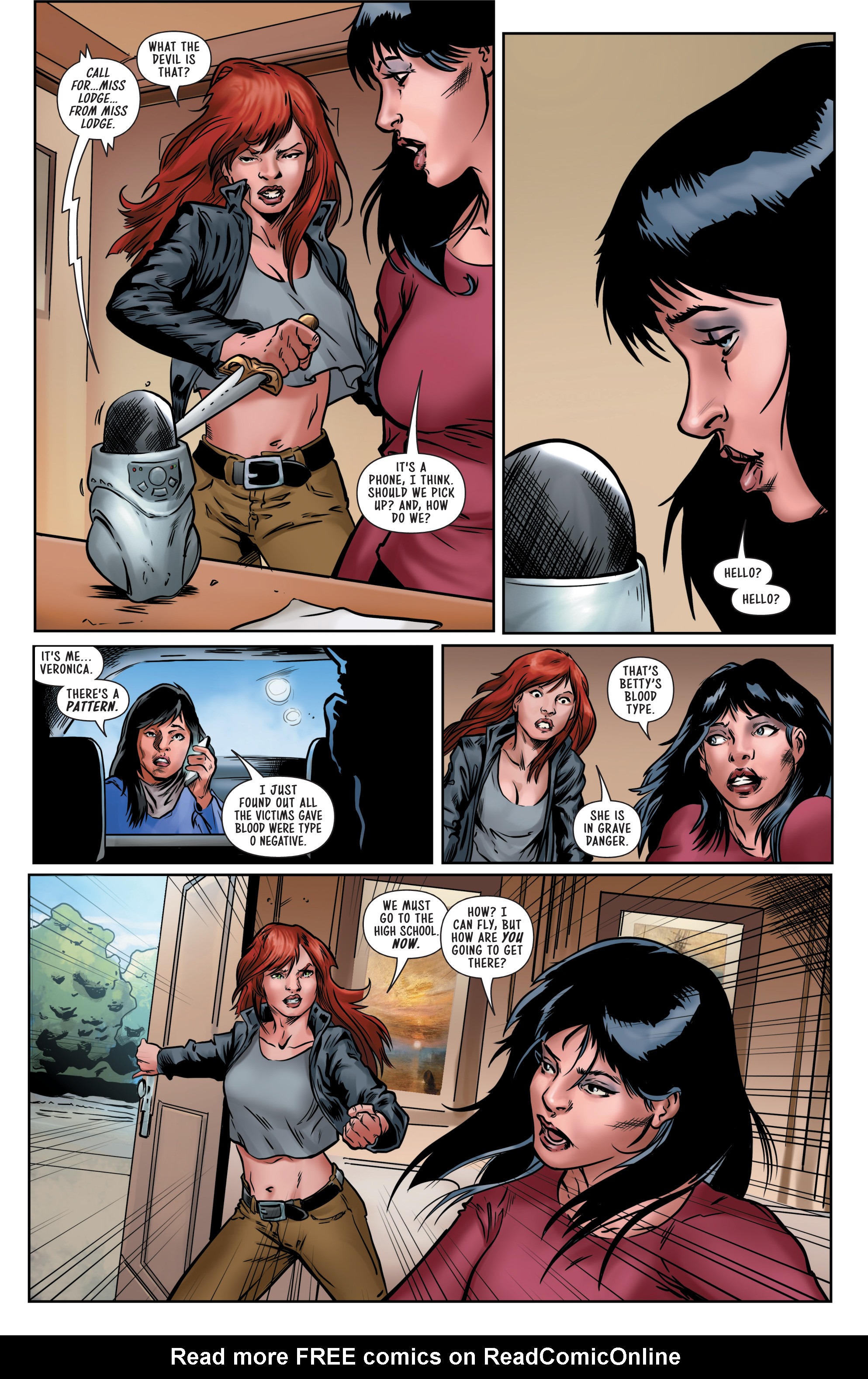Read online Red Sonja and Vampirella Meet Betty and Veronica comic -  Issue #4 - 16
