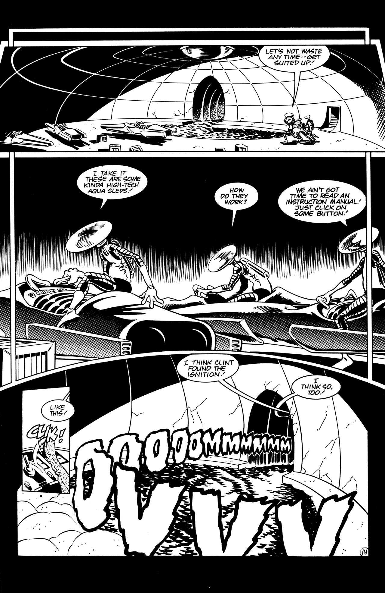 Read online Adolescent Radioactive Black Belt Hamsters comic -  Issue #8 - 15