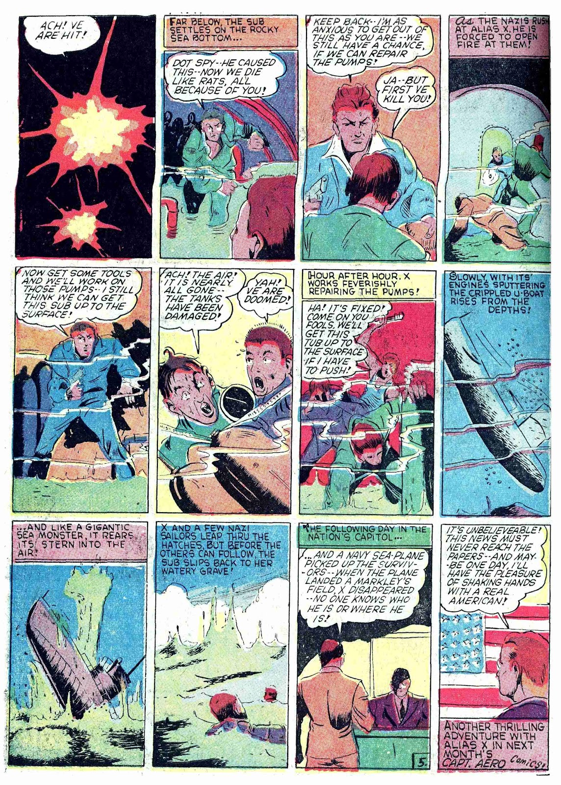 Captain Aero Comics issue 4 - Page 16