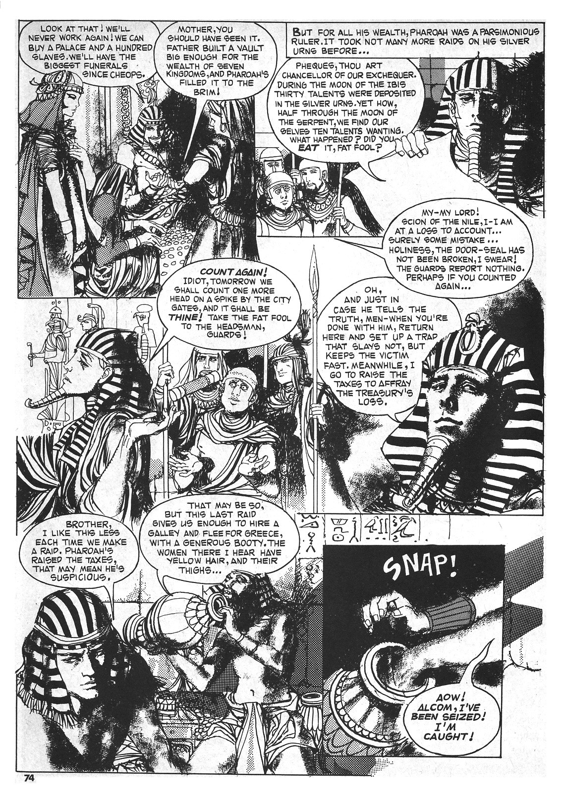 Read online Vampirella (1969) comic -  Issue #19 - 74