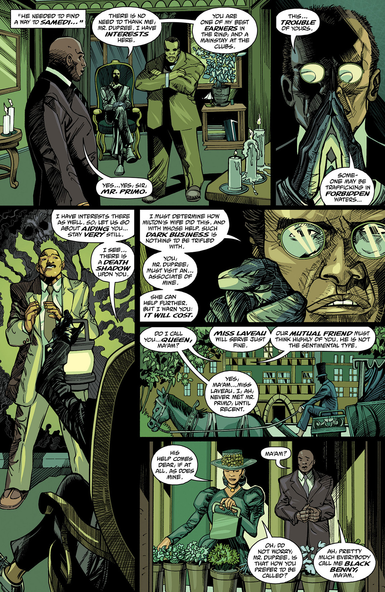 Read online Dominique Laveau: Voodoo Child comic -  Issue #6 - 9