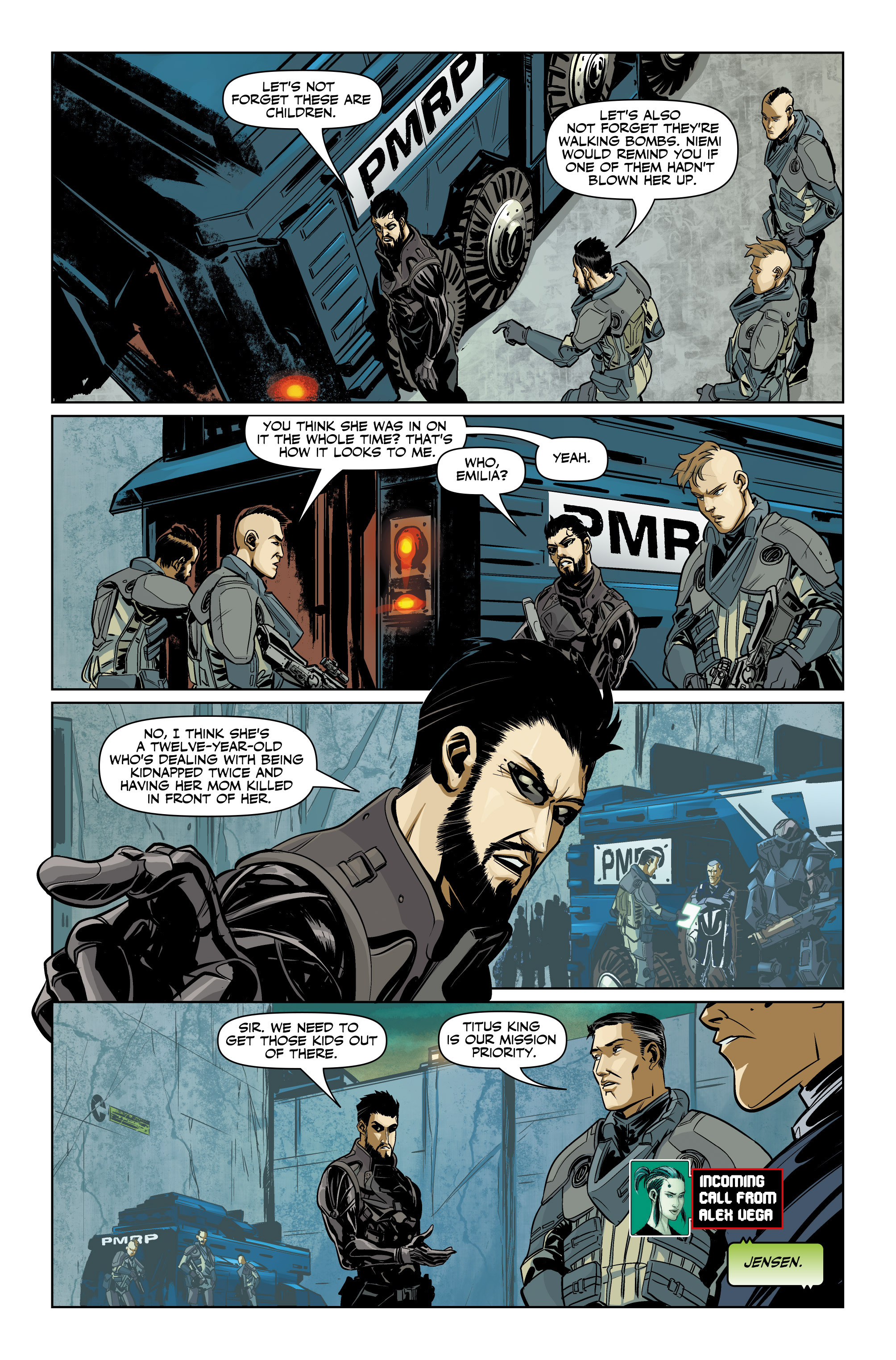 Read online Deus Ex: Children's Crusade comic -  Issue #5 - 6