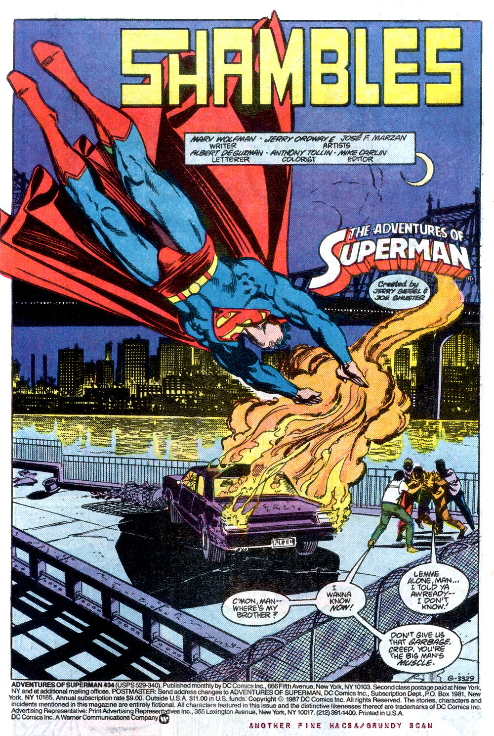 Read online Adventures of Superman (1987) comic -  Issue #434 - 2