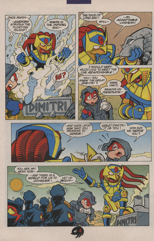 Read online Knuckles the Echidna comic -  Issue #7 - 8