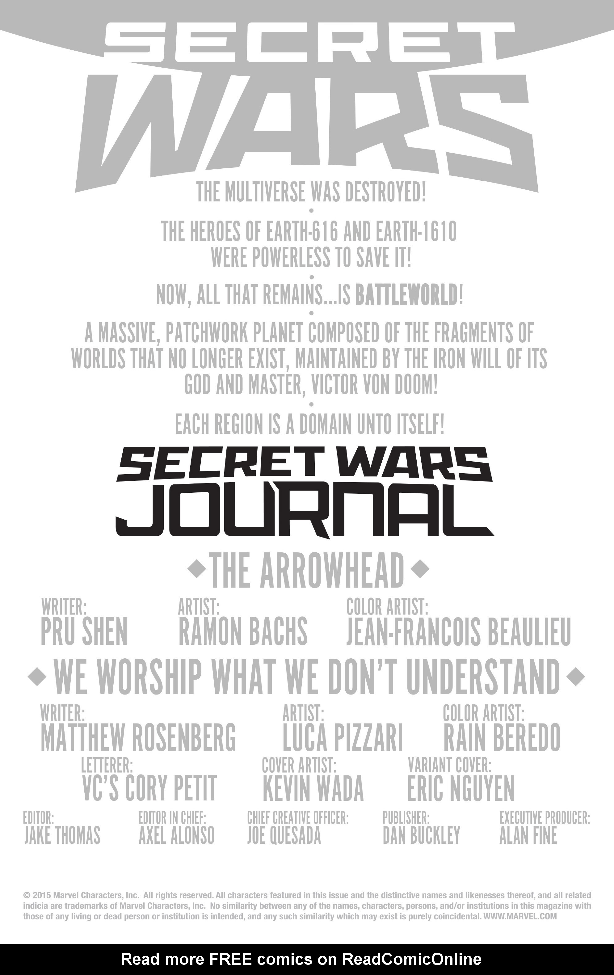 Read online Secret Wars Journal/Battleworld comic -  Issue # TPB - 5