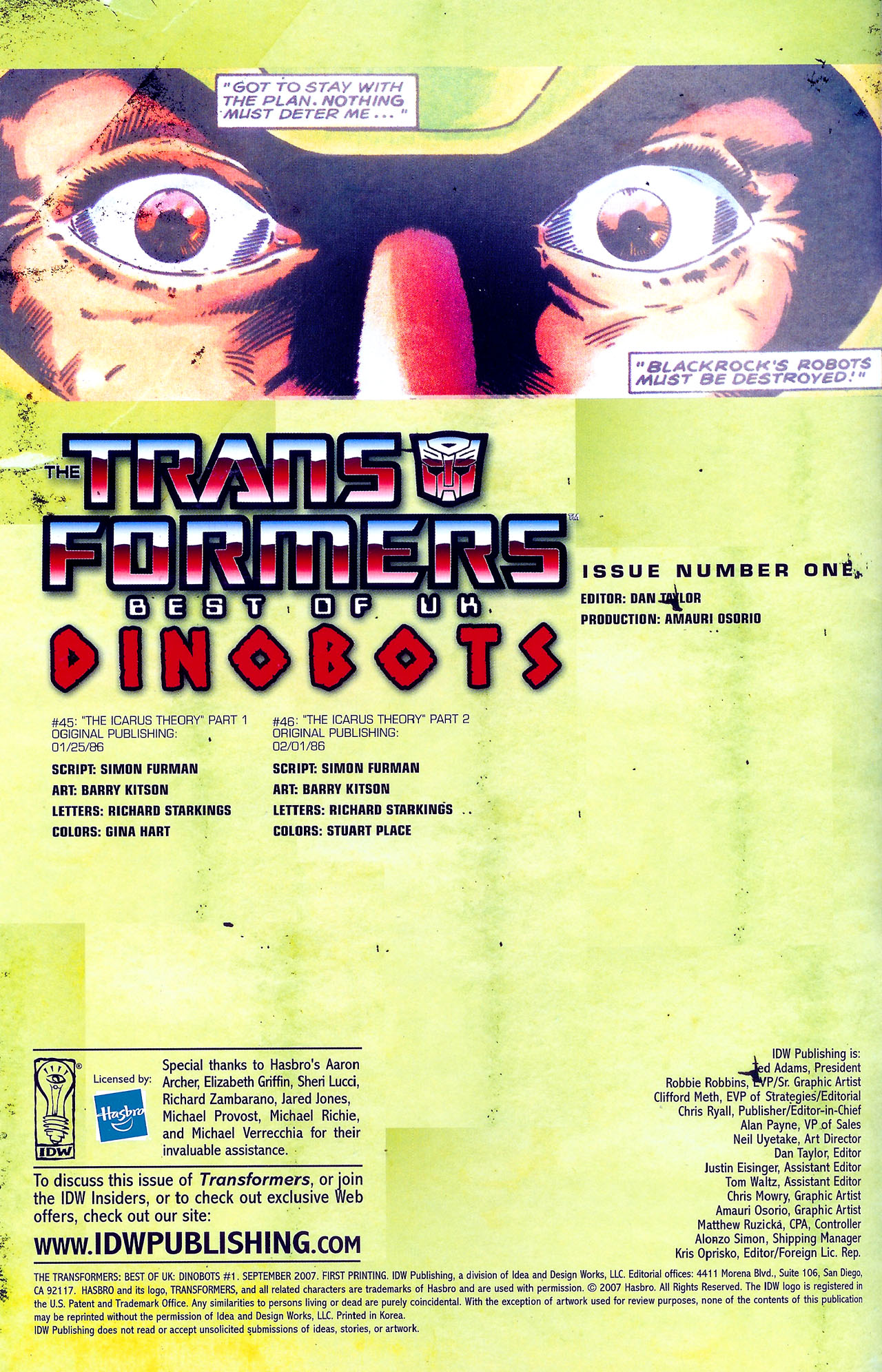 Read online The Transformers: Best of UK: Dinobots comic -  Issue #1 - 3