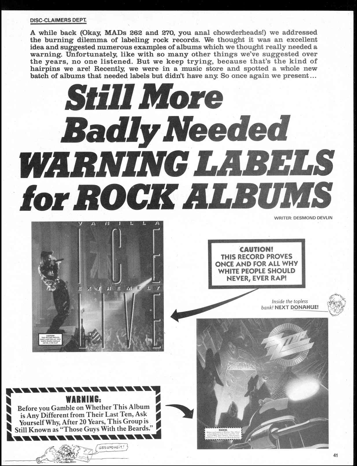 Read online MAD comic -  Issue #311 - 43