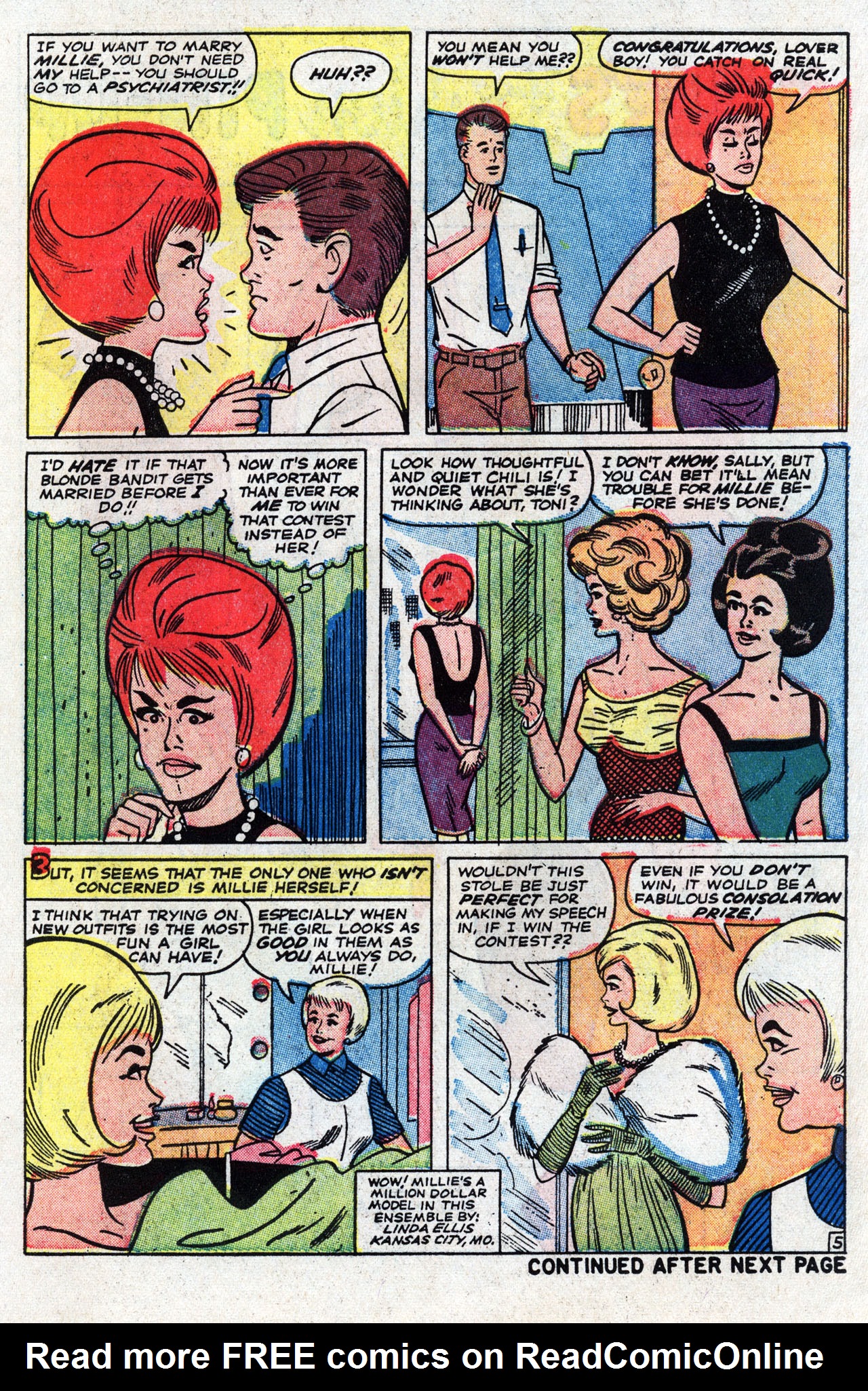 Read online Millie the Model comic -  Issue #122 - 7