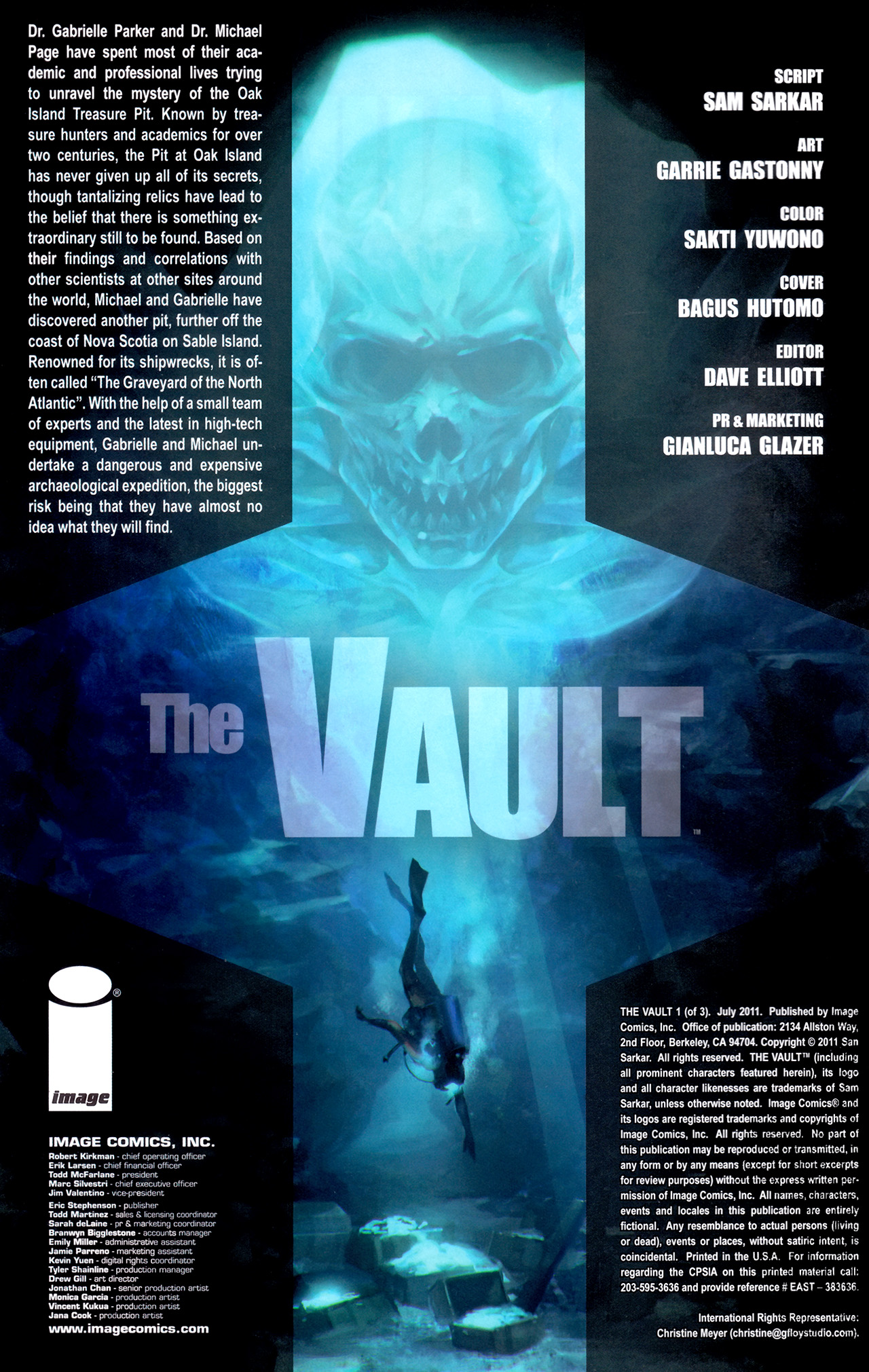 Read online The Vault comic -  Issue #1 - 2