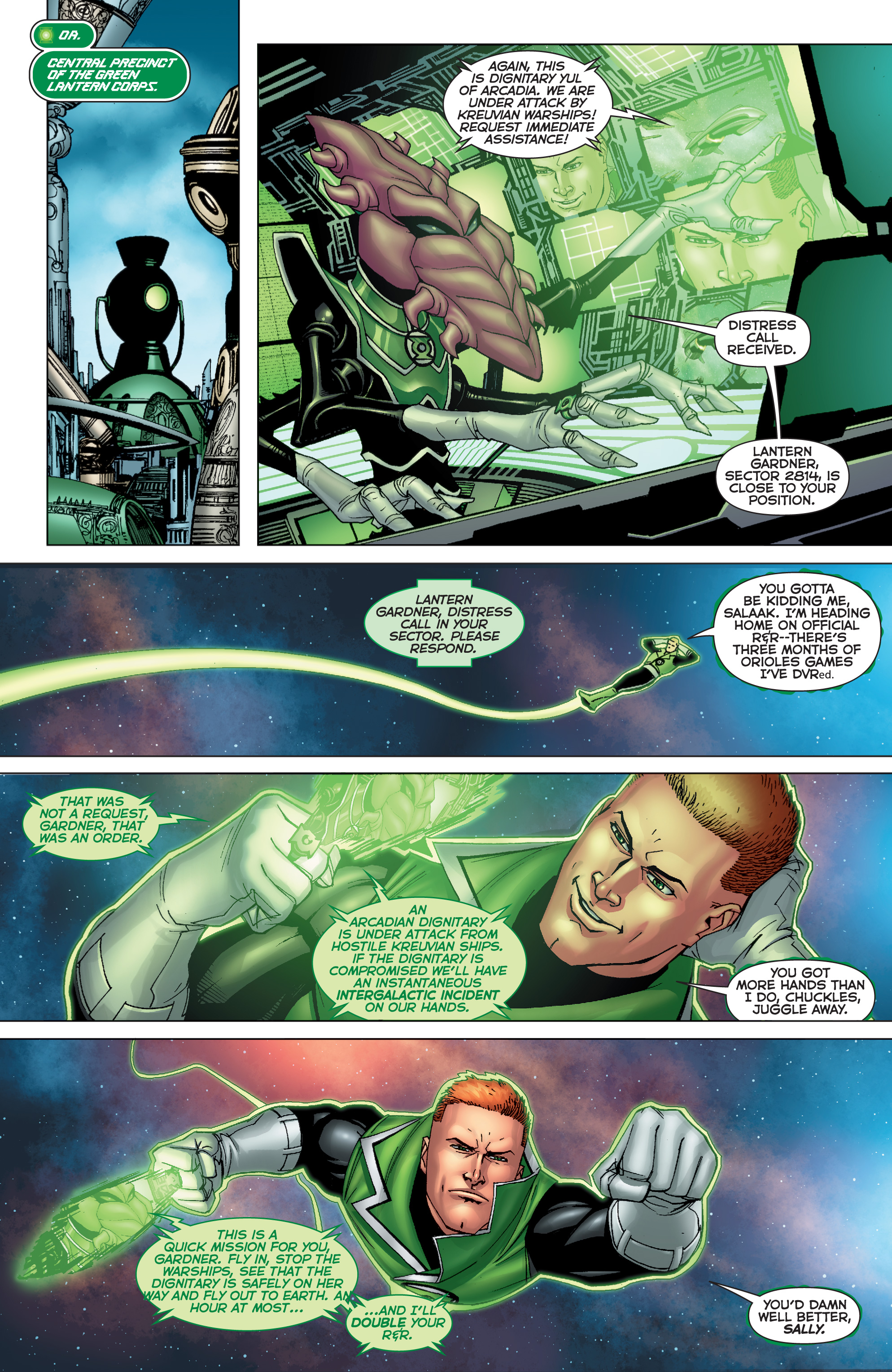 Read online Green Lantern: Emerald Warriors comic -  Issue #11 - 3