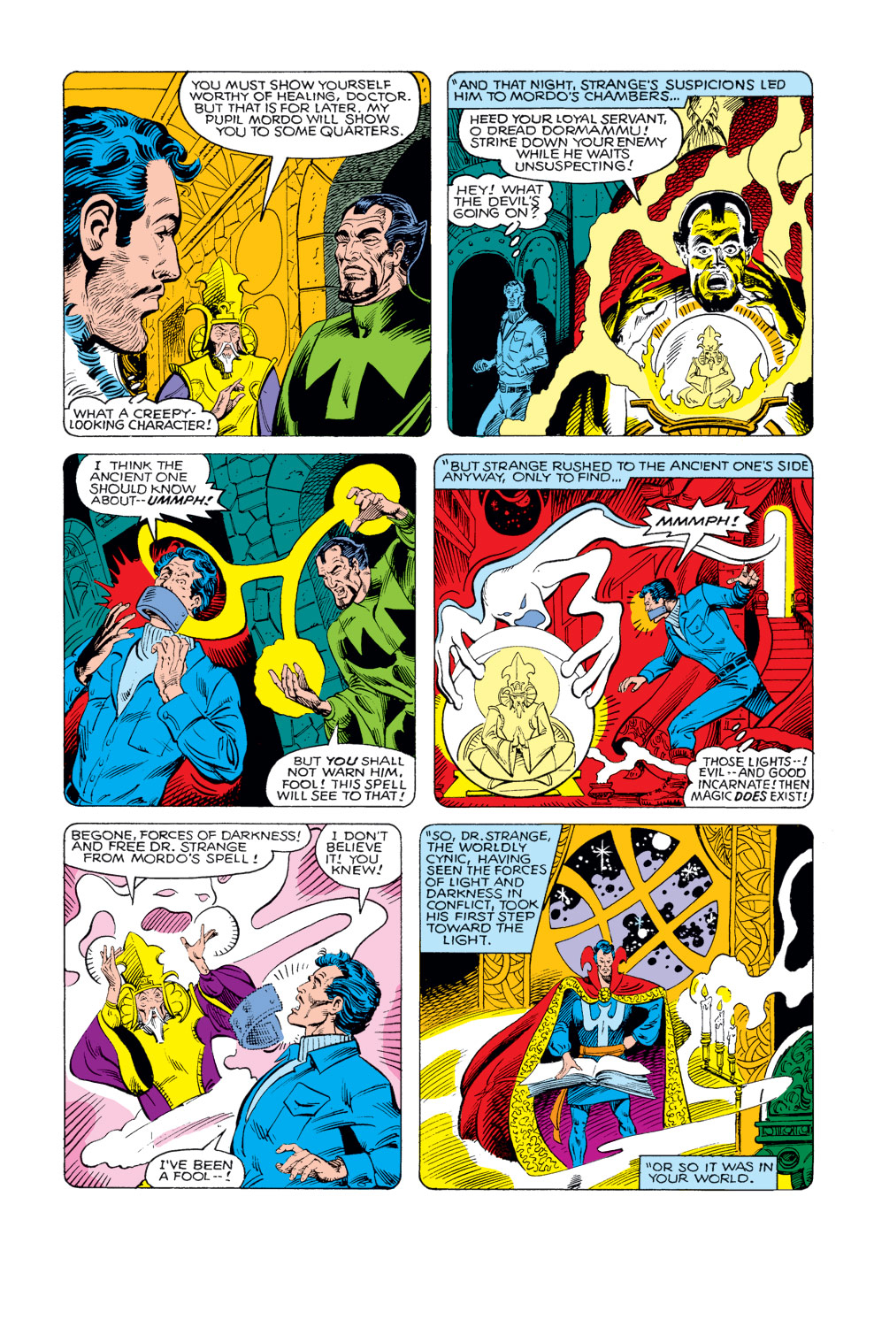 Read online What If? (1977) comic -  Issue #18 - Dr. Strange were a disciple of Dormammu - 4