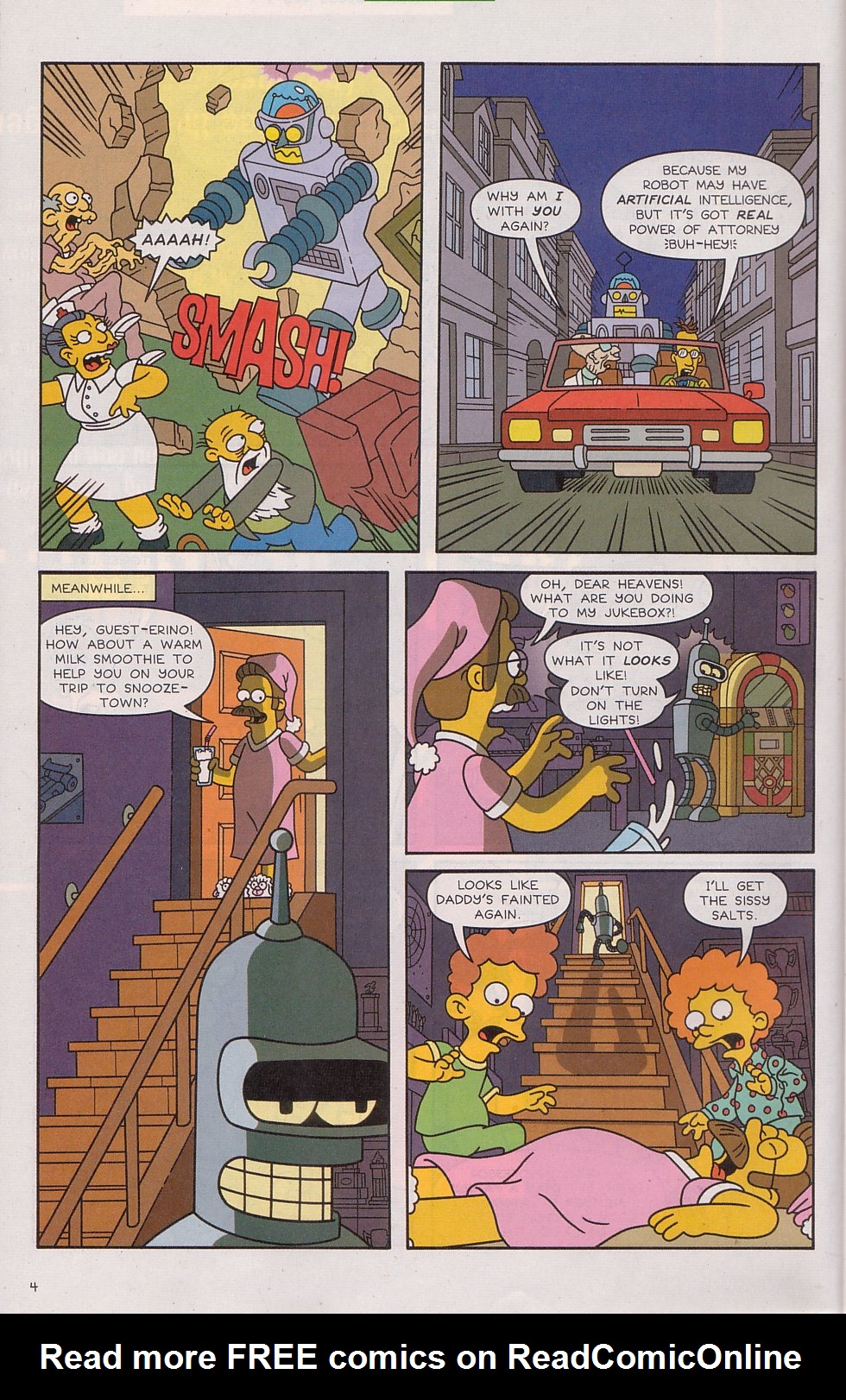 Read online The Futurama/Simpsons Infinitely Secret Crossover Crisis comic -  Issue #2 - 7