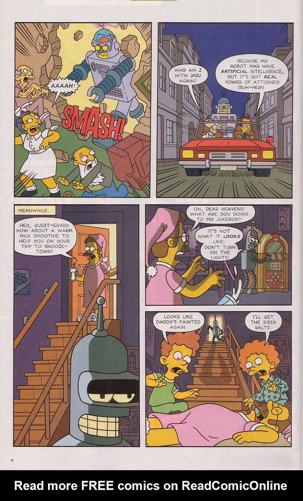 The Futurama/Simpsons Infinitely Secret Crossover Crisis issue 2 - Page 7