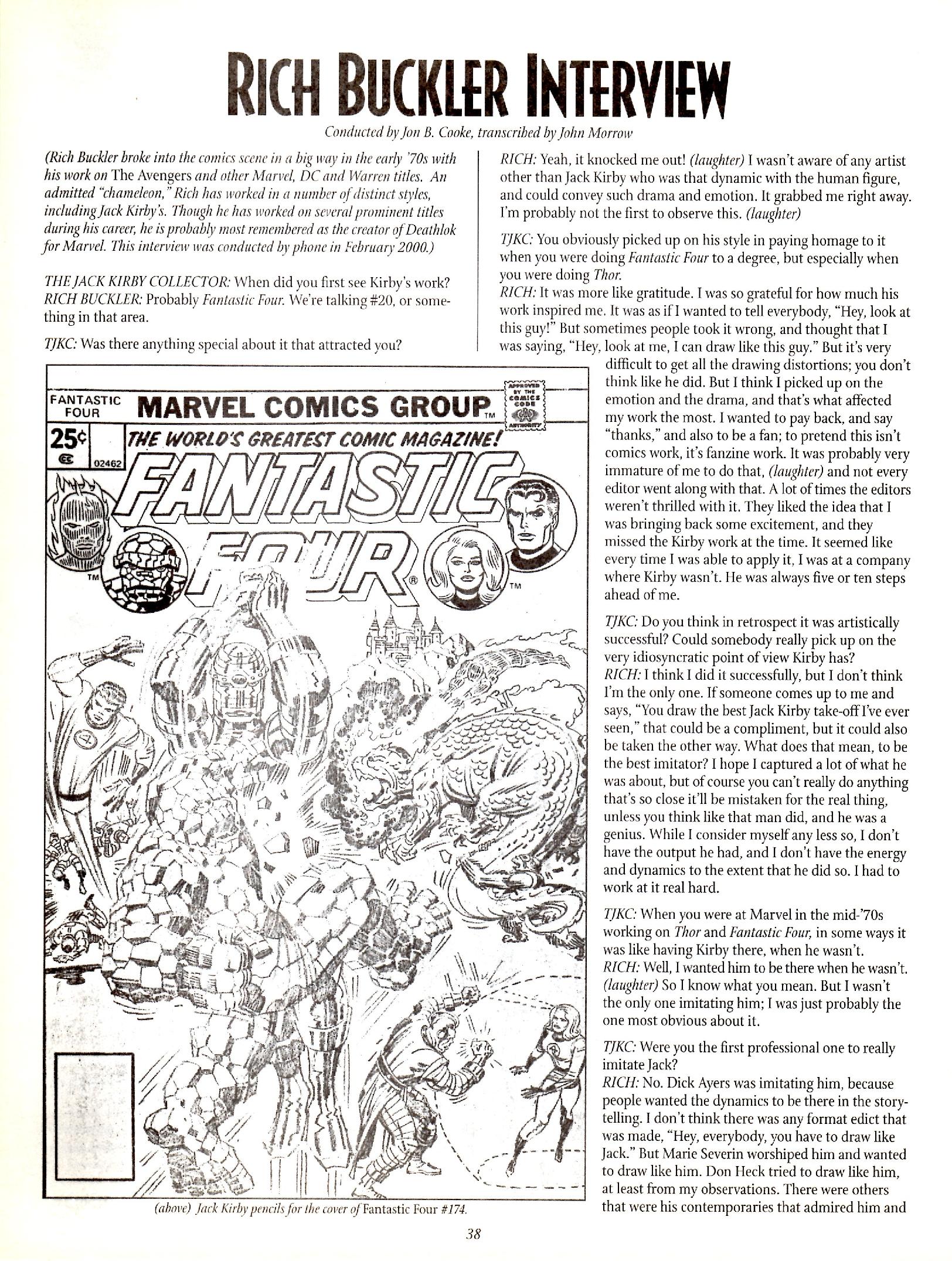 Read online The Jack Kirby Collector comic -  Issue #29 - 37