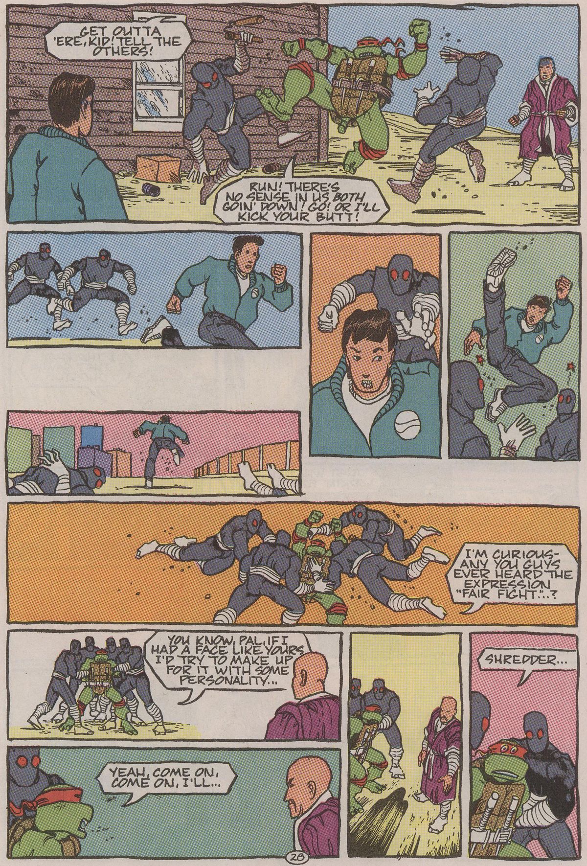 Read online Teenage Mutant Ninja Turtles II: The Secret of the Ooze Official Movie Adaptation comic -  Issue # Full - 29