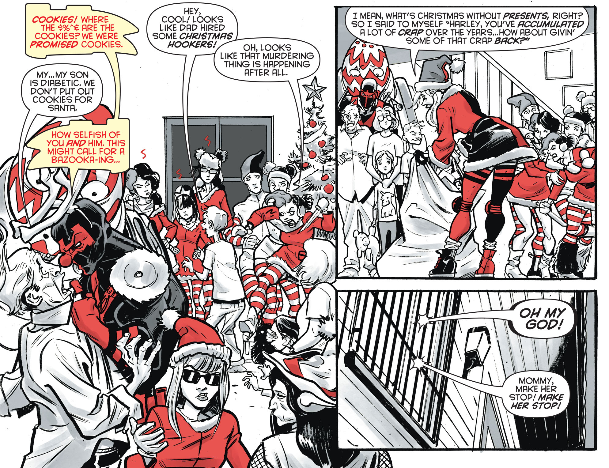 Read online Harley Quinn Black   White   Red comic -  Issue #16 - 19