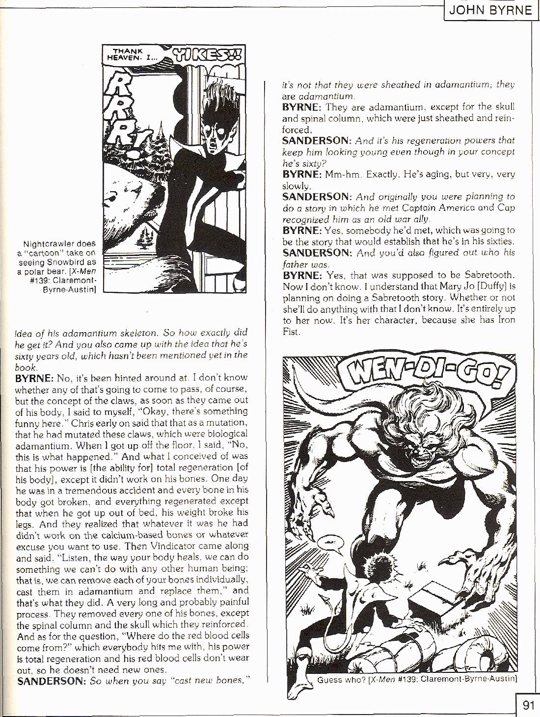 Read online The X-Men Companion comic -  Issue #2 - 91