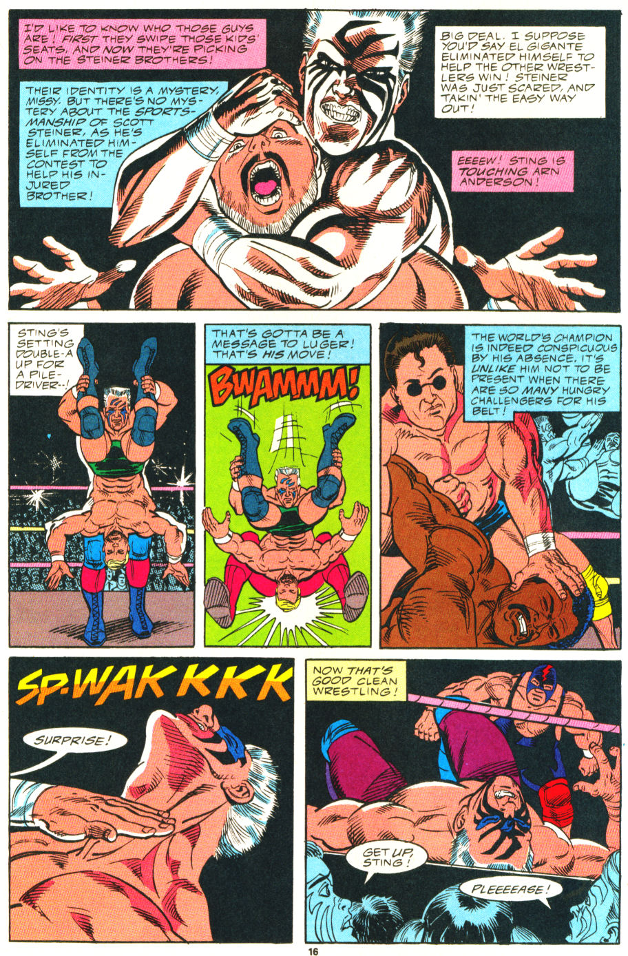 Read online WCW World Championship Wrestling comic -  Issue #1 - 13