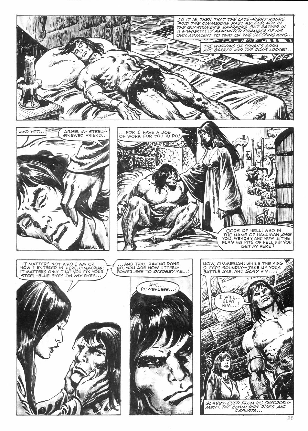 Read online The Savage Sword Of Conan comic -  Issue #81 - 25