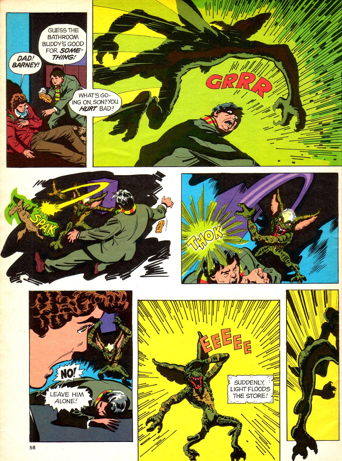 Gremlins: The Official Comic Strip Adaptation issue Full - Page 56