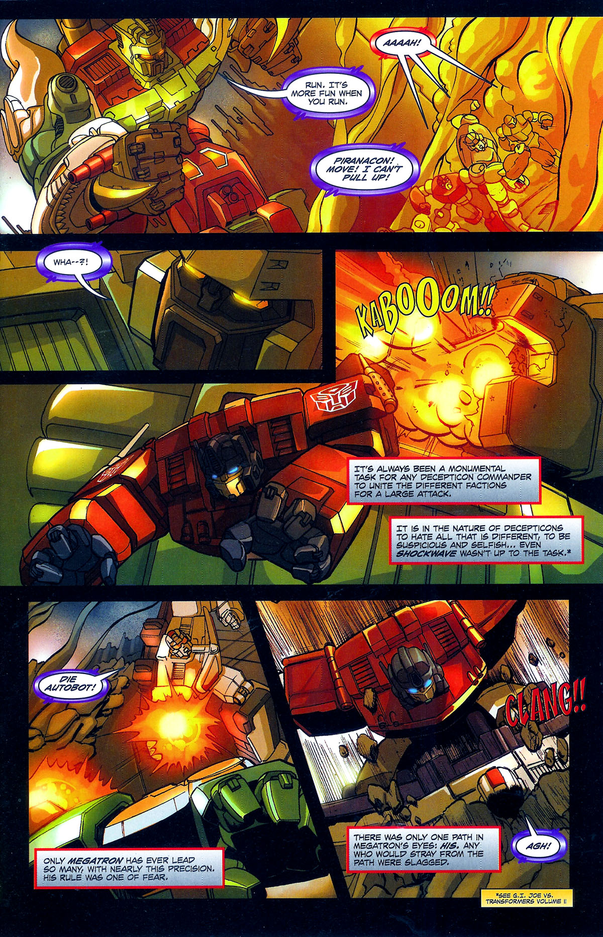 Read online G.I. Joe vs. The Transformers III: The Art of War comic -  Issue #4 - 6