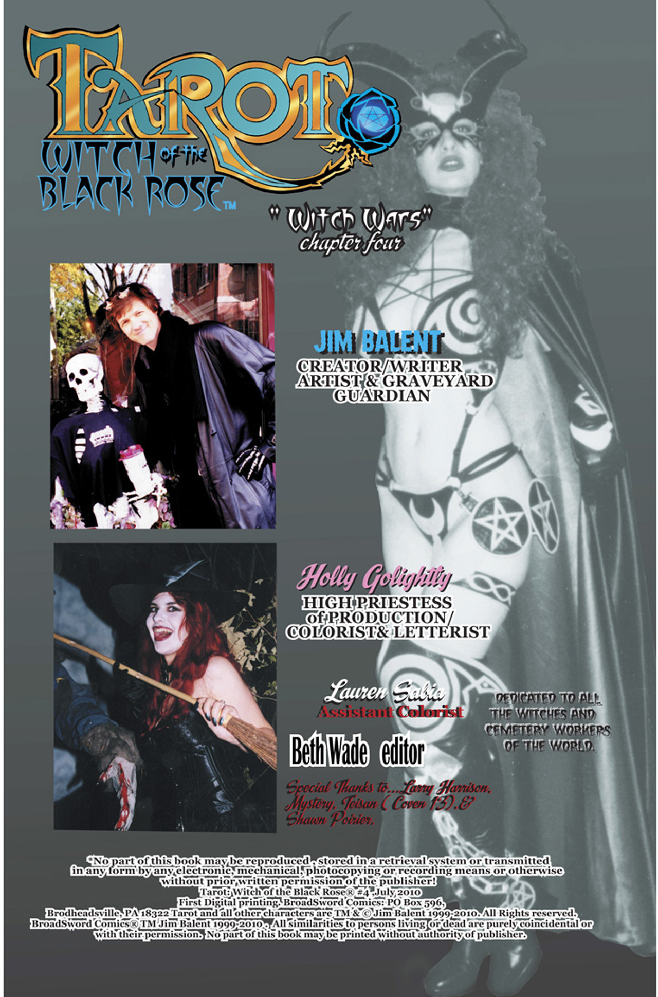 Read online Tarot: Witch of the Black Rose comic -  Issue #4 - 2