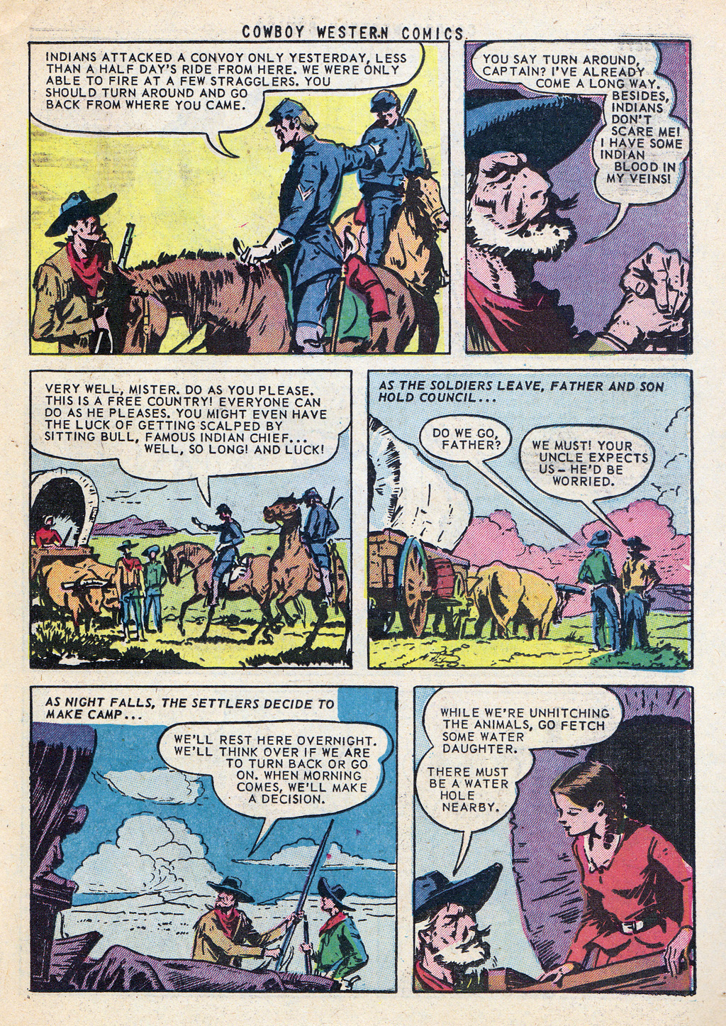 Read online Cowboy Western Comics (1948) comic -  Issue #38 - 23