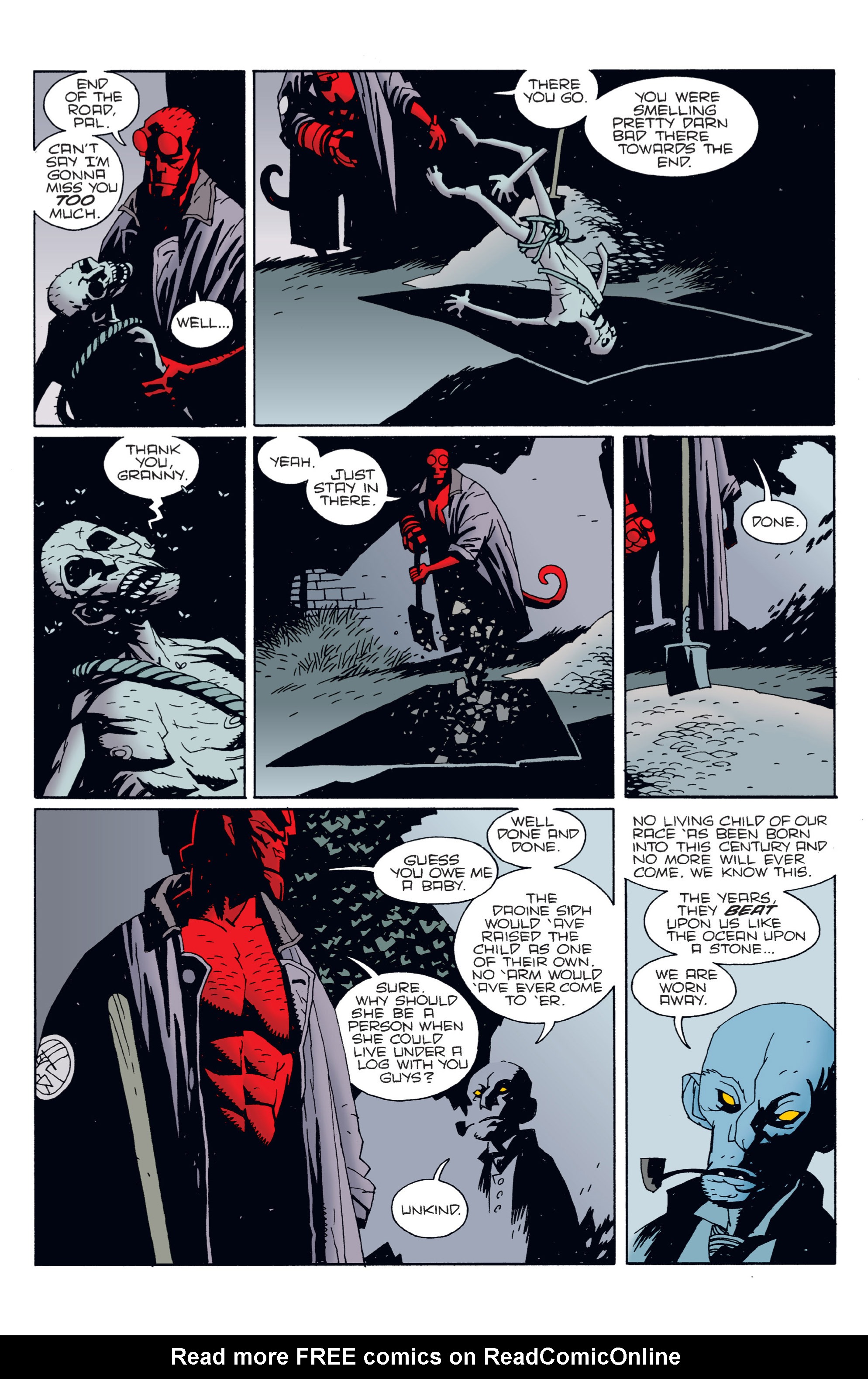 Read online Hellboy comic -  Issue #3 - 32