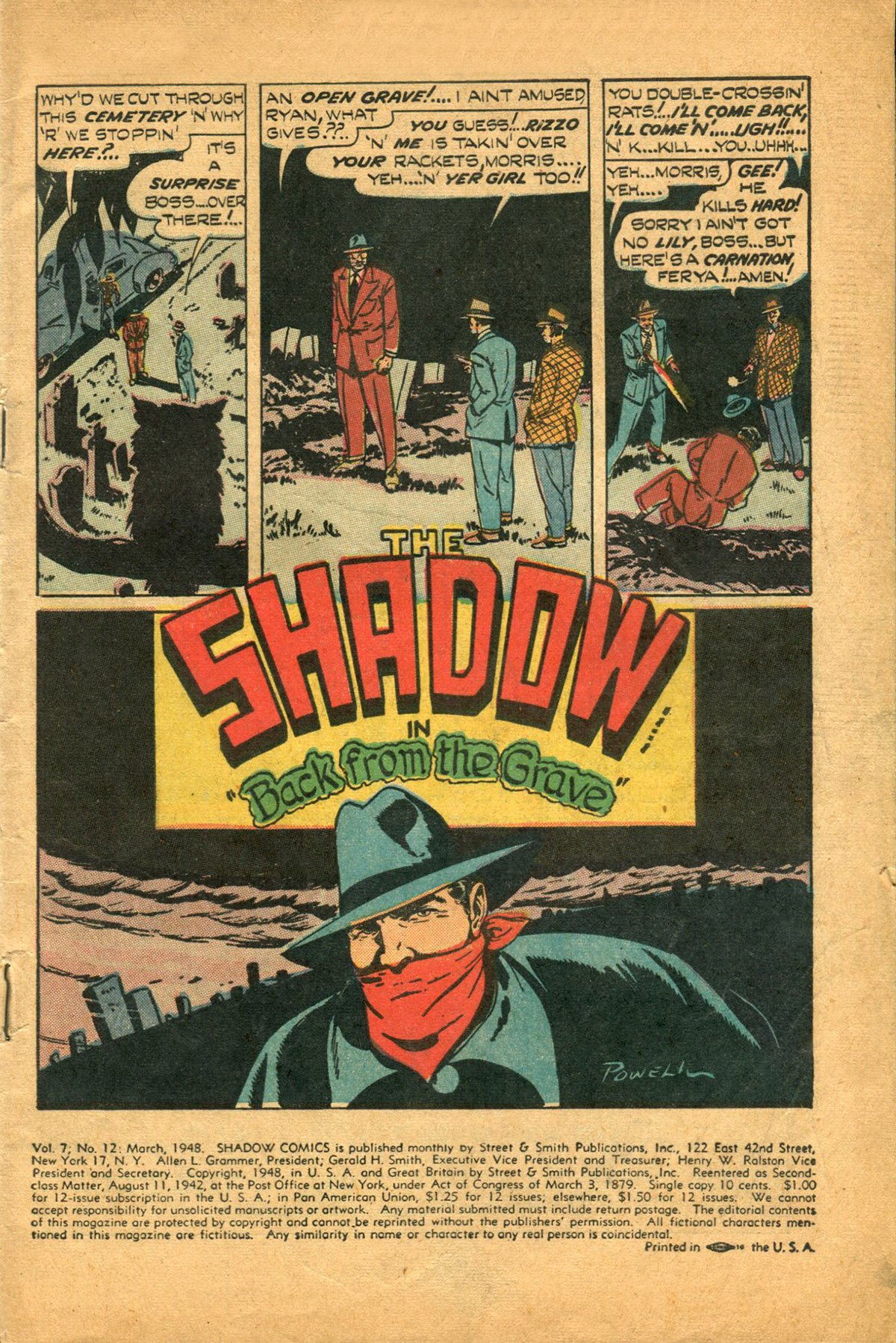 Read online Shadow Comics comic -  Issue #84 - 2