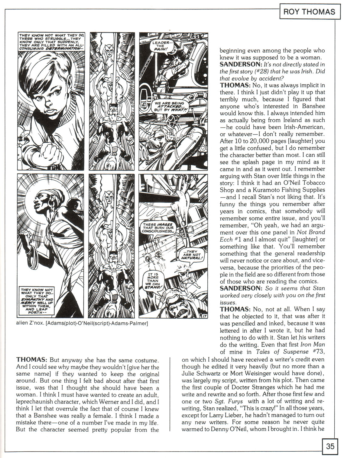 Read online The X-Men Companion comic -  Issue #1 - 35
