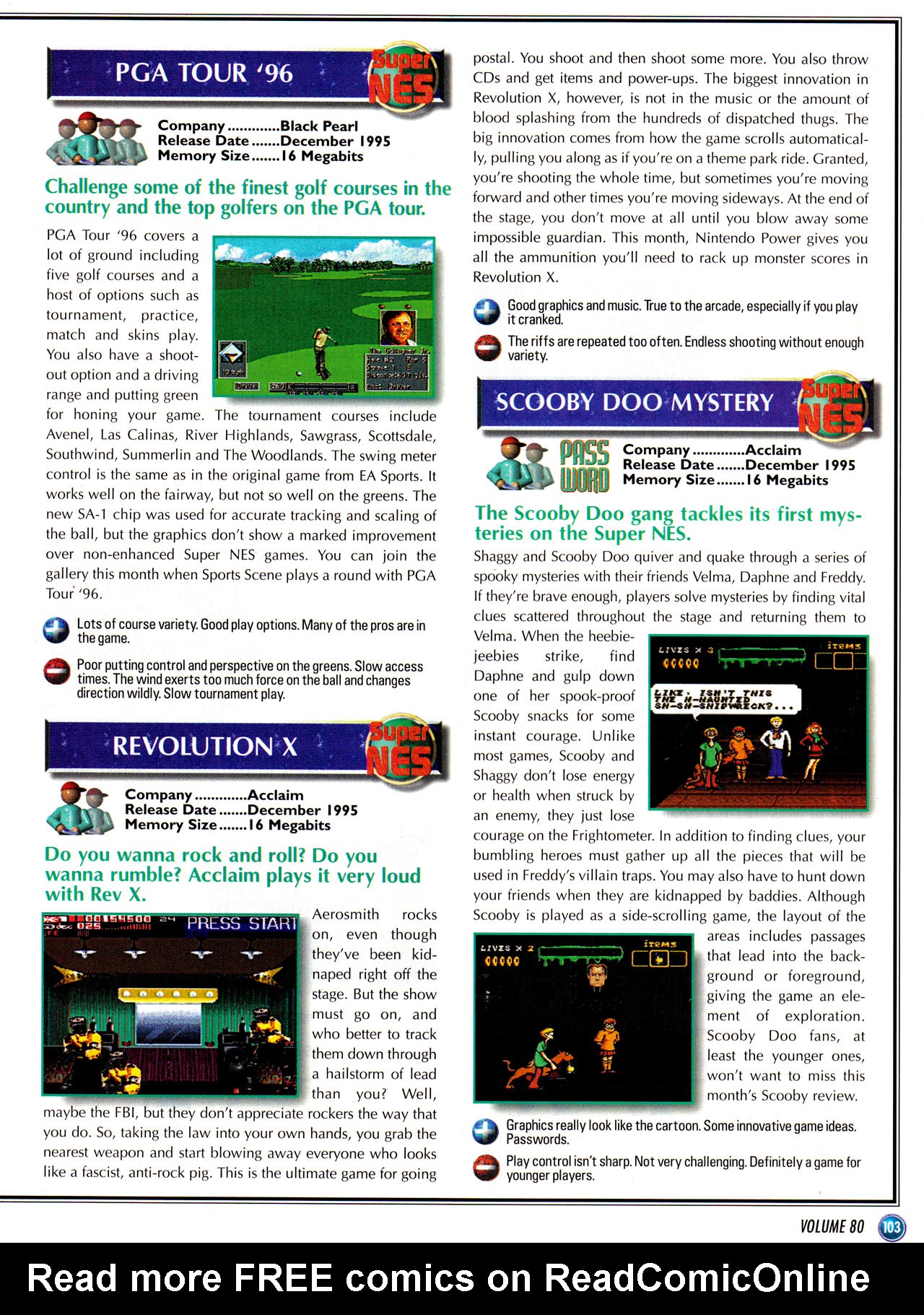 Read online Nintendo Power comic -  Issue #80 - 129