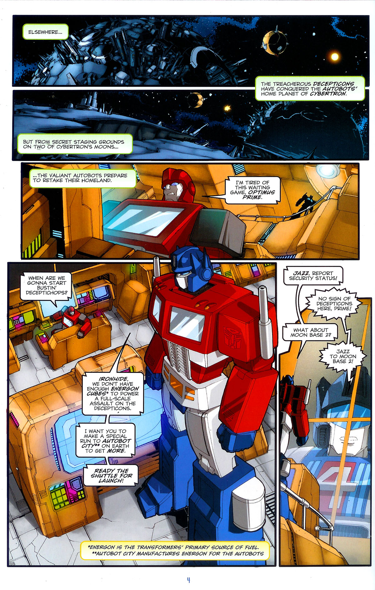 Read online The Transformers: The Animated Movie comic -  Issue #1 - 5