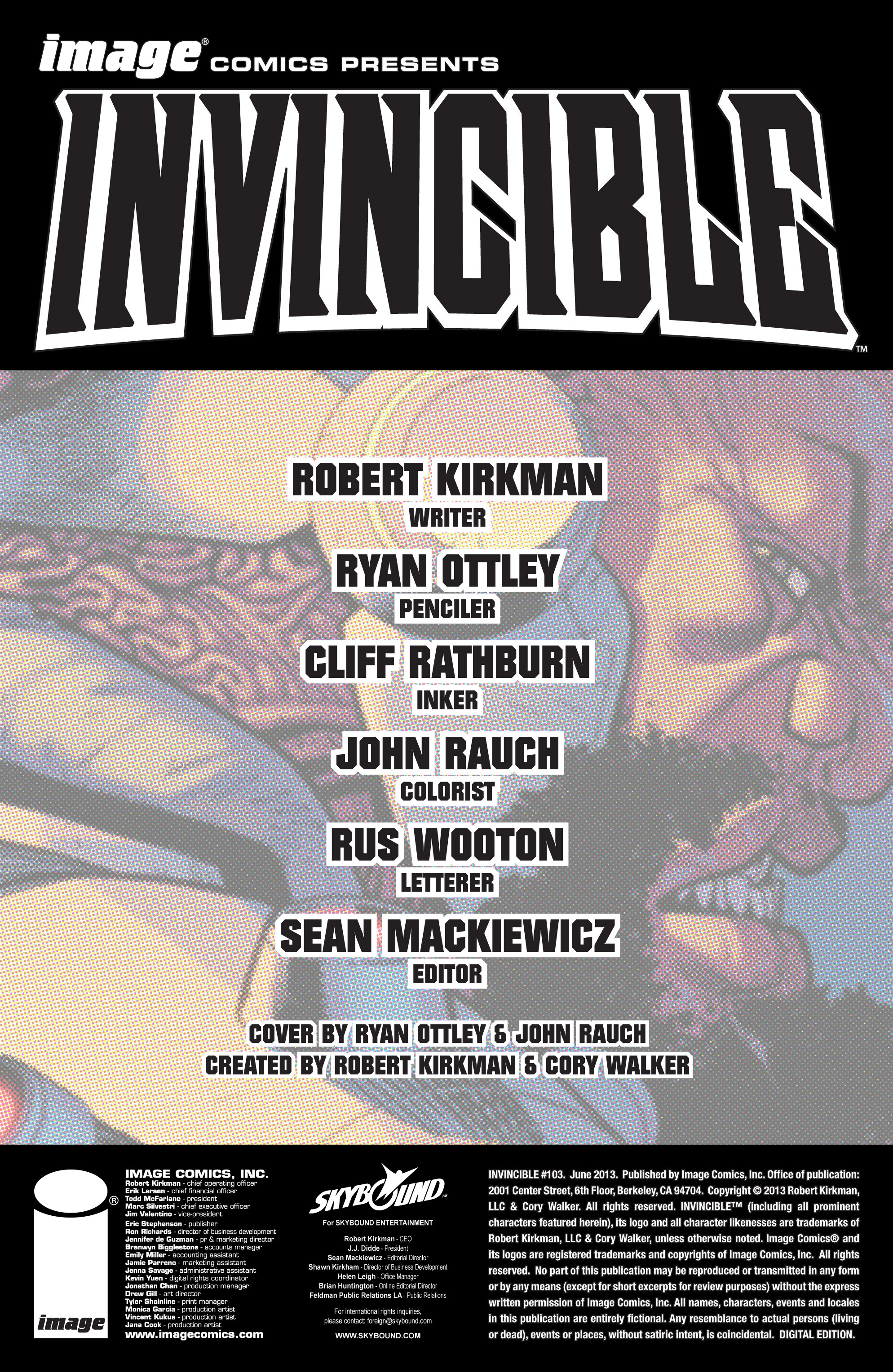 Read online Invincible comic -  Issue #103 - 2