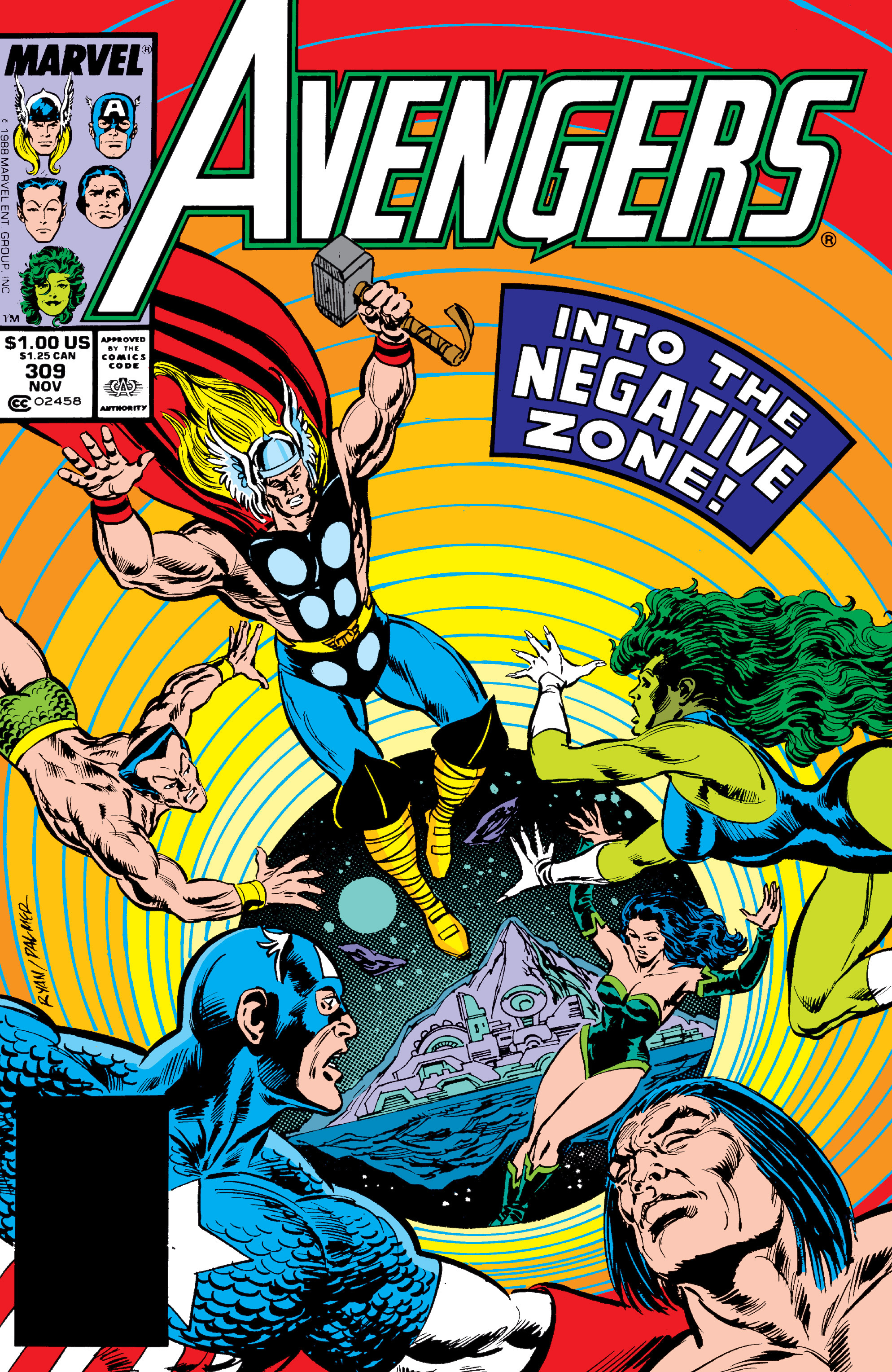 Read online The Avengers (1963) comic -  Issue #309 - 1