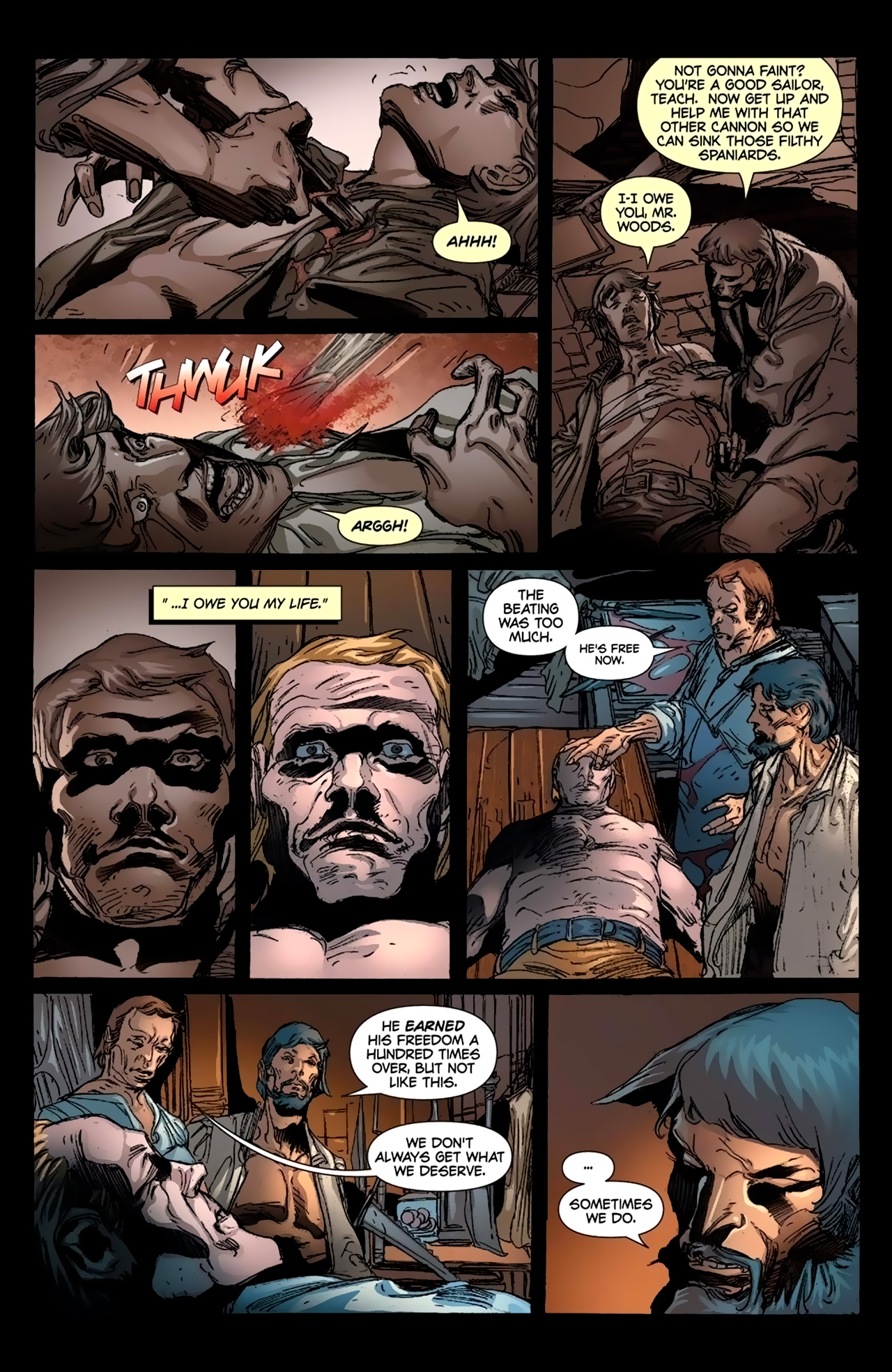 Read online Blackbeard: Legend of the Pyrate King comic -  Issue #1 - 21