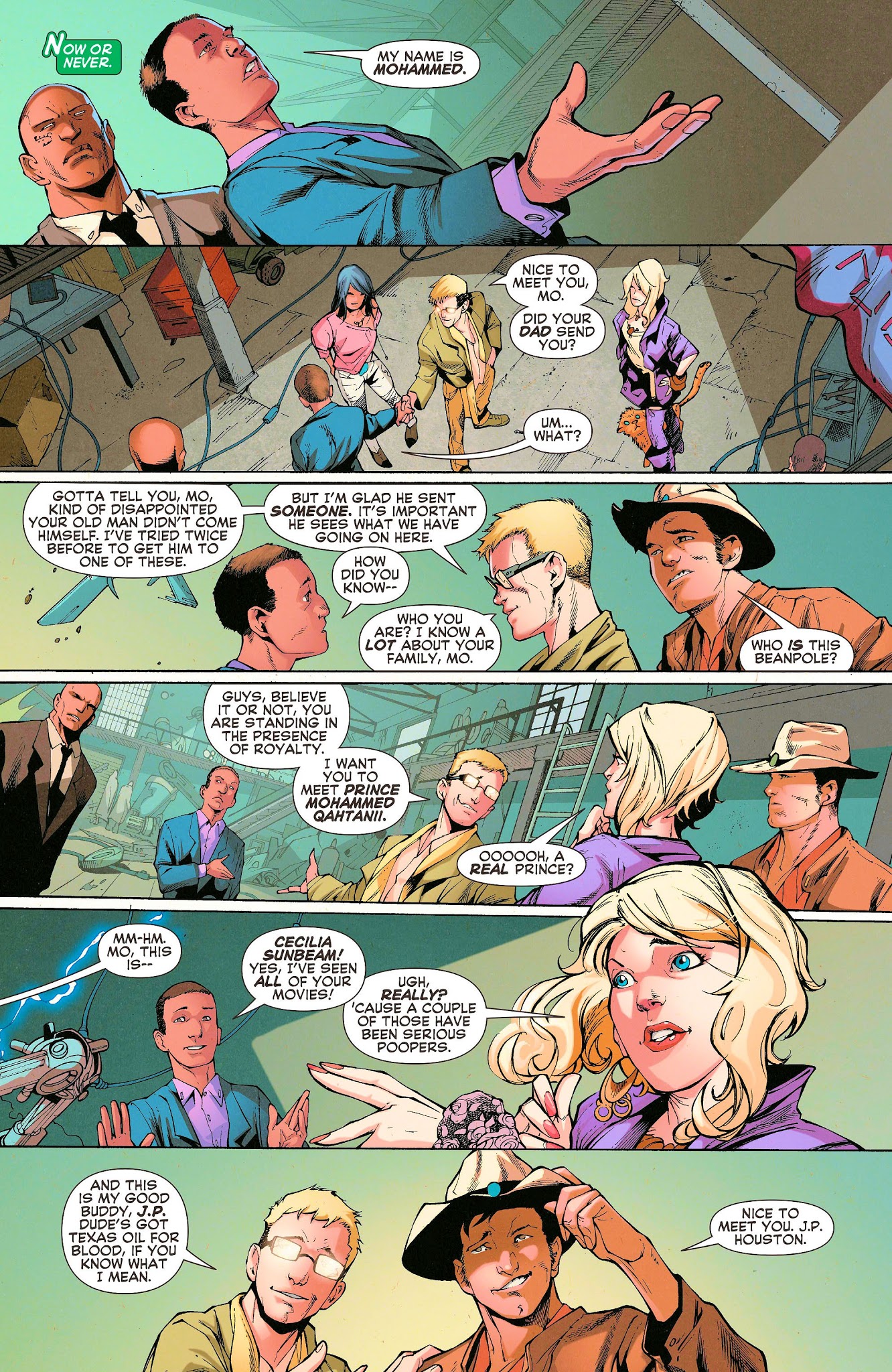 Read online The Green Team: Teen Trillionaires comic -  Issue #1 - 8
