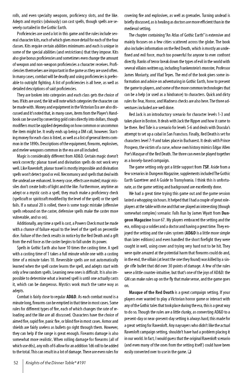 Read online Knights of the Dinner Table comic -  Issue #191 - 54