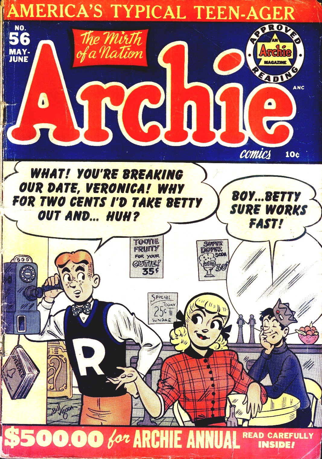 Read online Archie Comics comic -  Issue #056 - 1