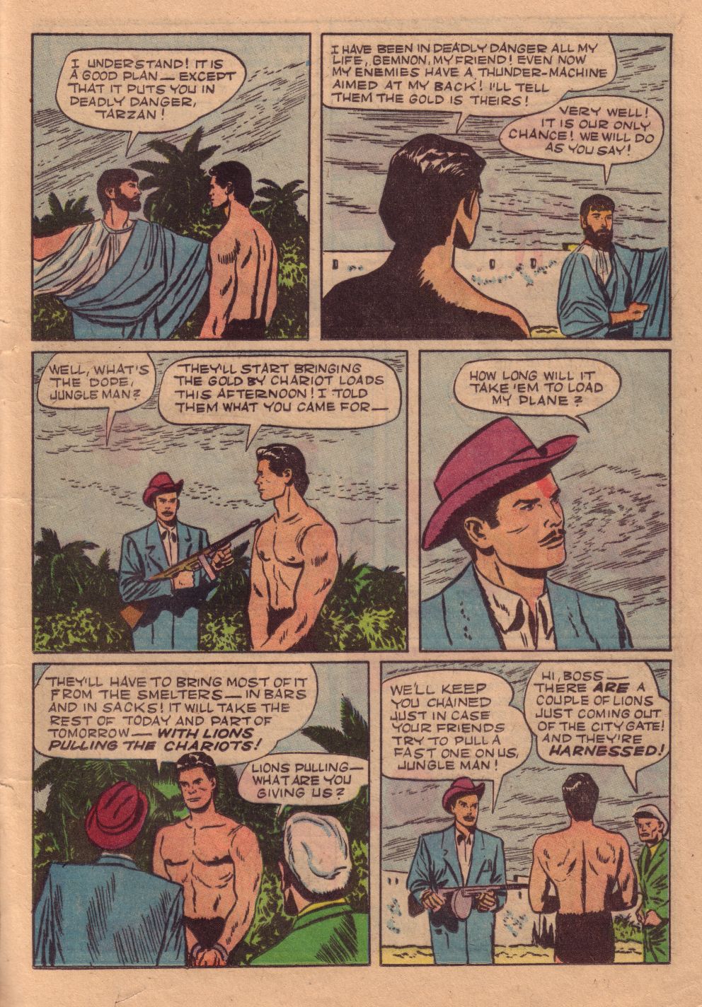 Read online Tarzan (1948) comic -  Issue #22 - 33
