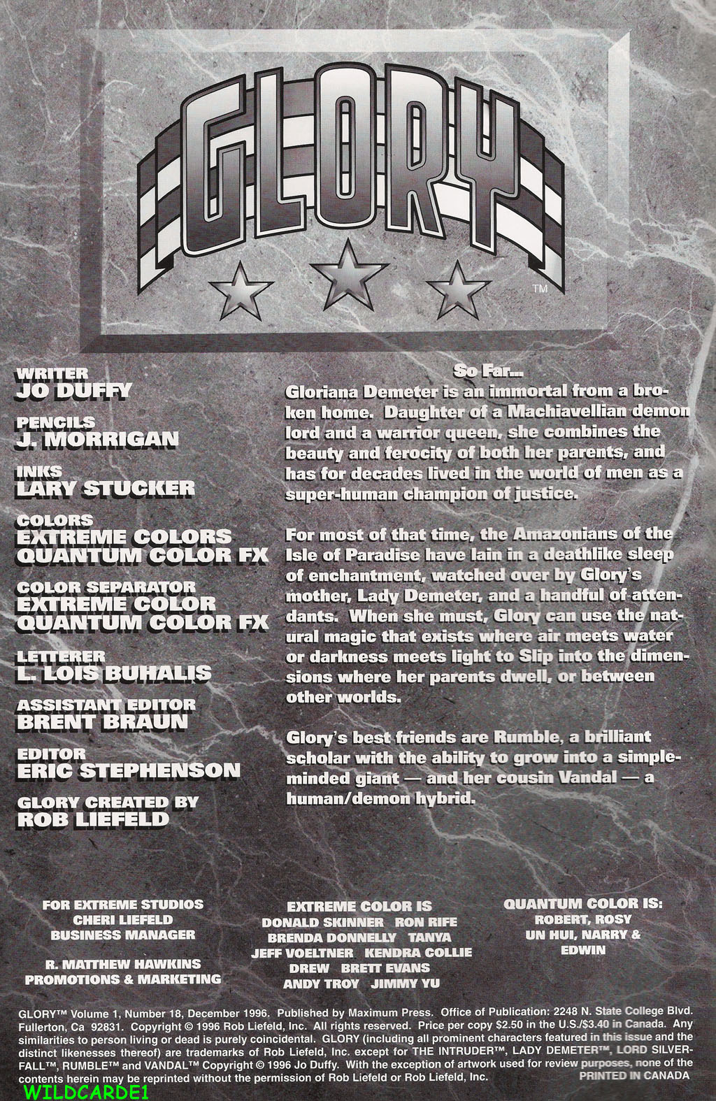 Read online Glory comic -  Issue #18 - 2